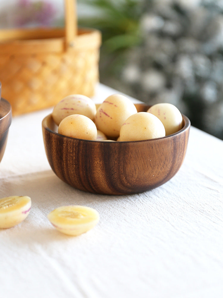 Acacia wooden bowl wooden tableware Wholesale vendor