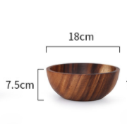 Acacia wooden bowl wooden tableware Wholesale vendor