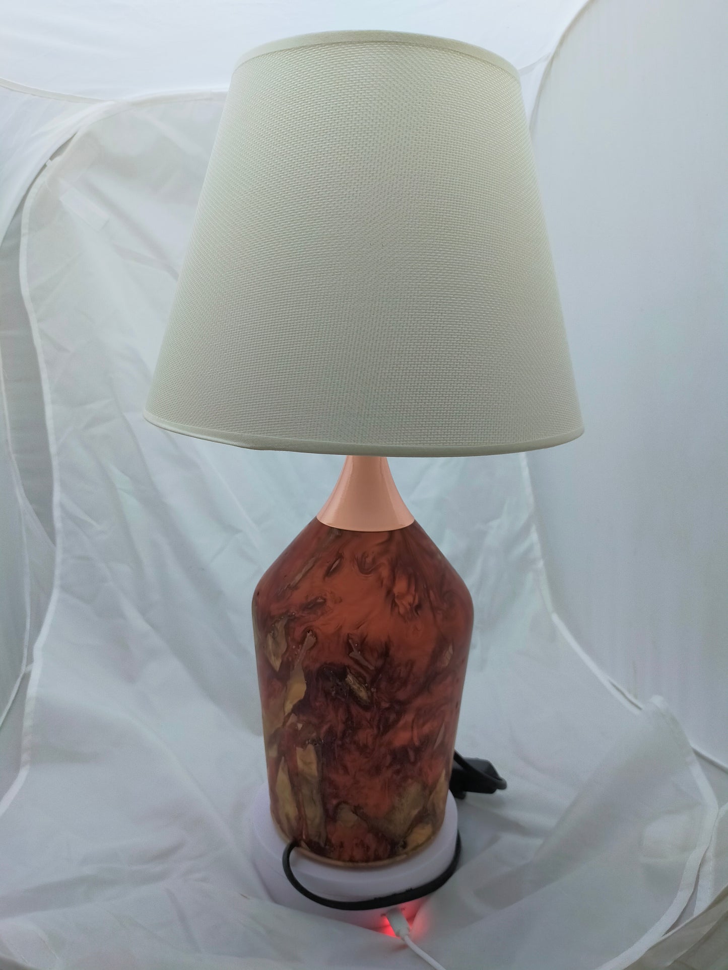 Handmade Lampshade Resin Wood Living