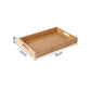 Wooden Pastry Bread Plate Breakfast Fruit Wooden Plate Wholesale vendor