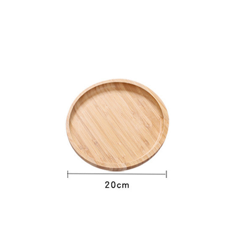 Wooden Pastry Bread Plate Breakfast Fruit Wooden Plate Wholesale vendor