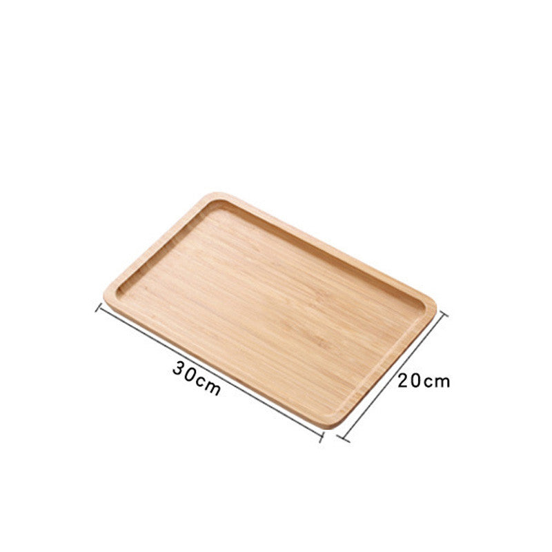 Wooden Pastry Bread Plate Breakfast Fruit Wooden Plate Wholesale vendor