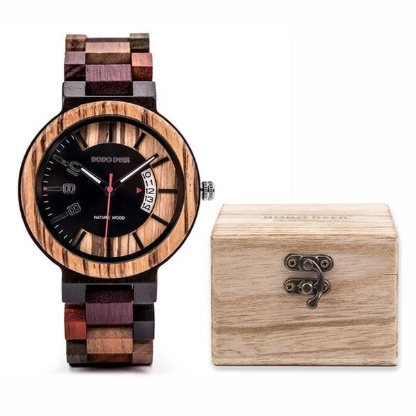 Wooden watch Resin Wood Living