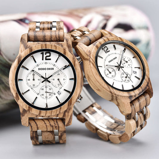 Wooden electronic watch Resin Wood Living