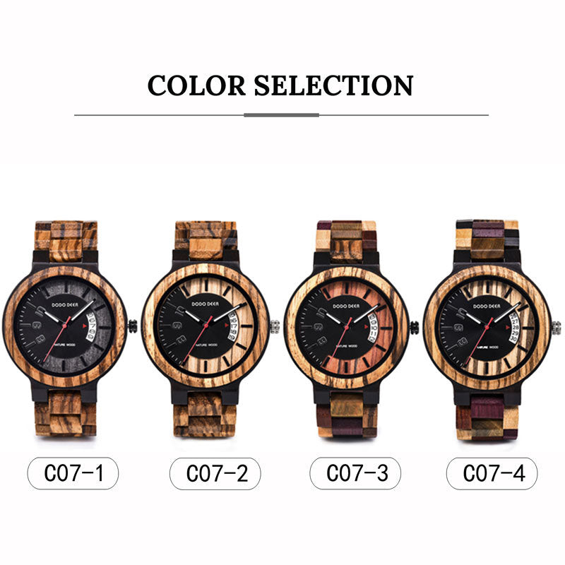 Wooden watch Resin Wood Living