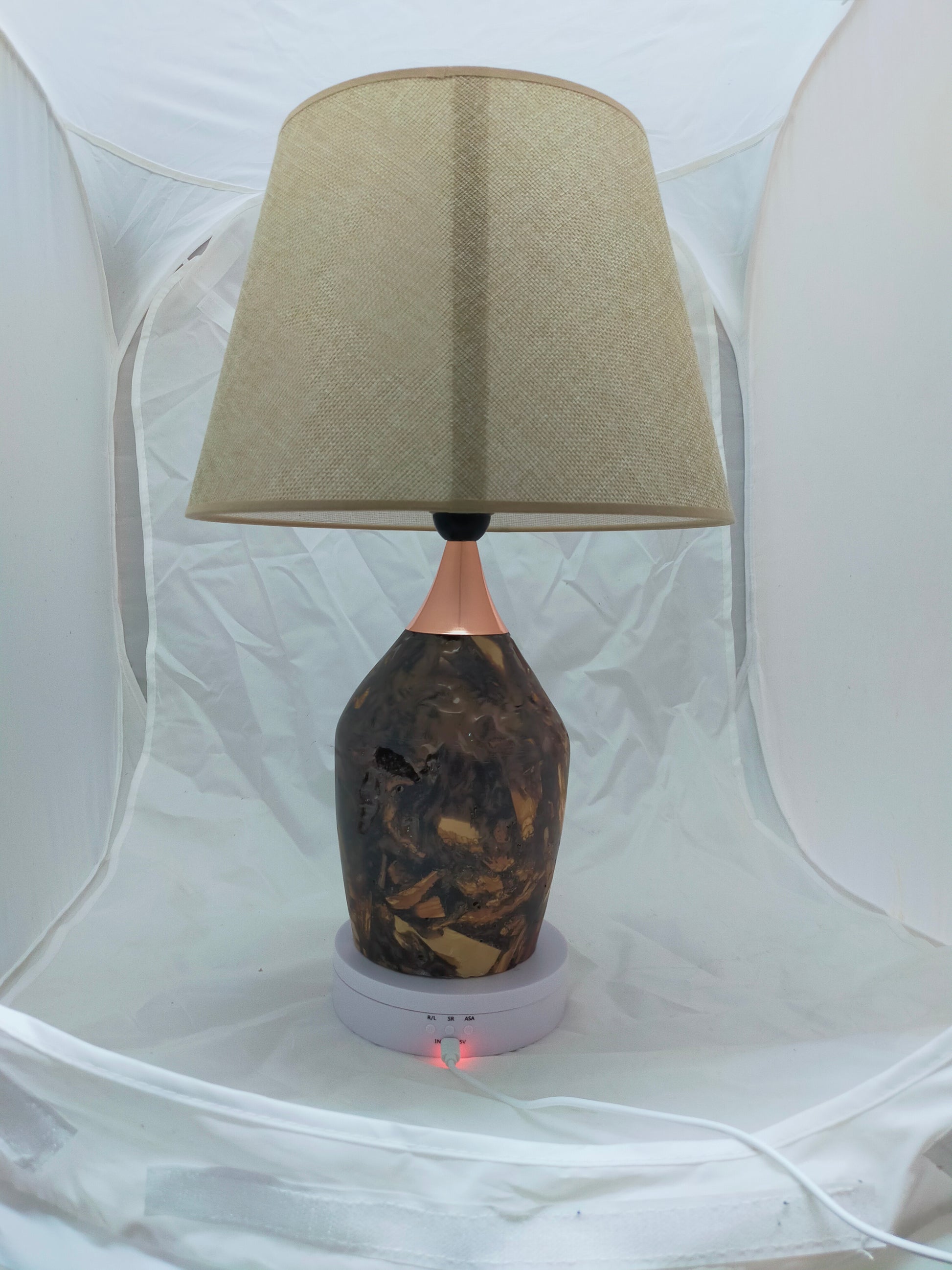 Handmade Lampshade Resin Wood Living