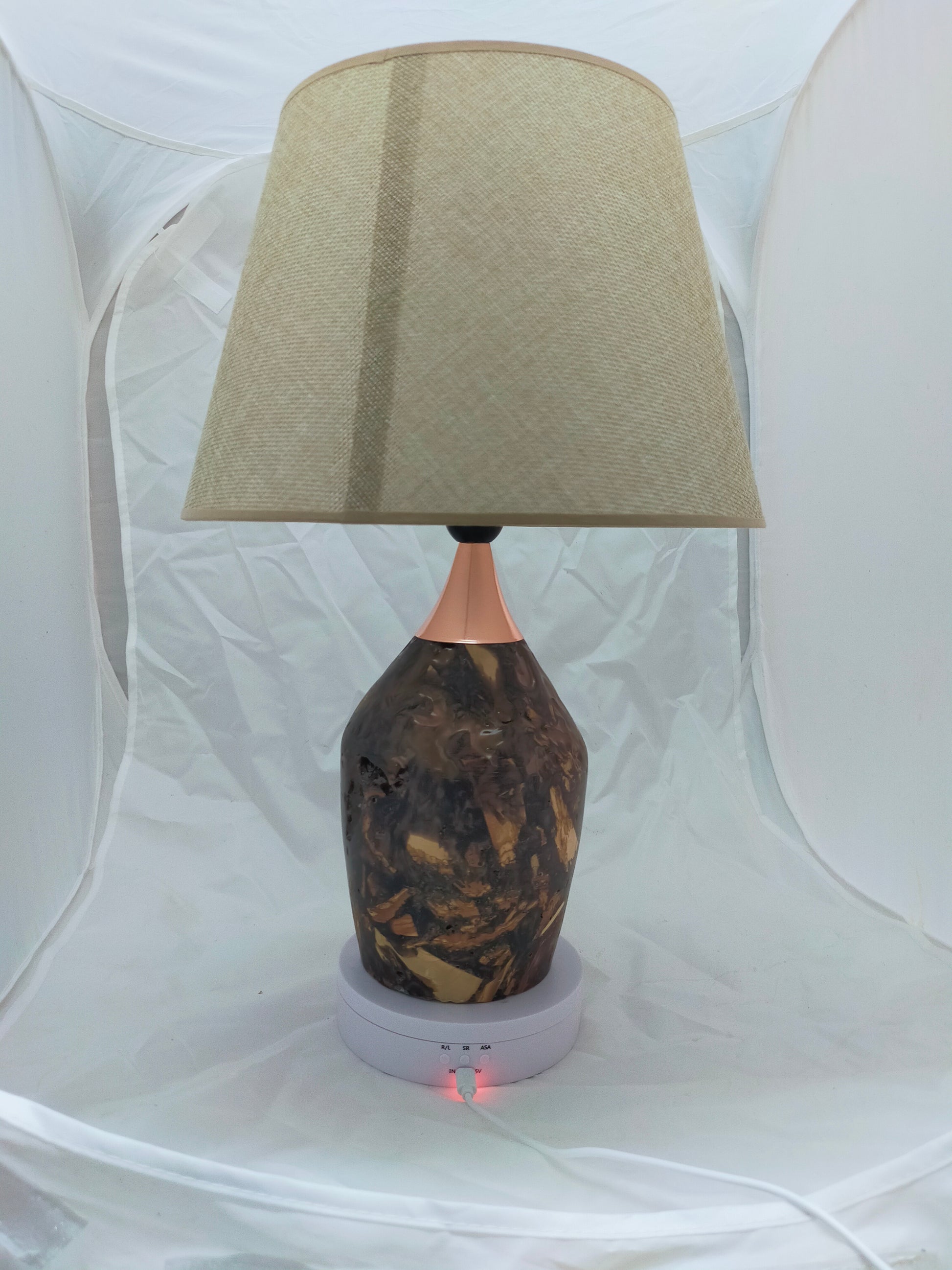 Handmade Lampshade Resin Wood Living