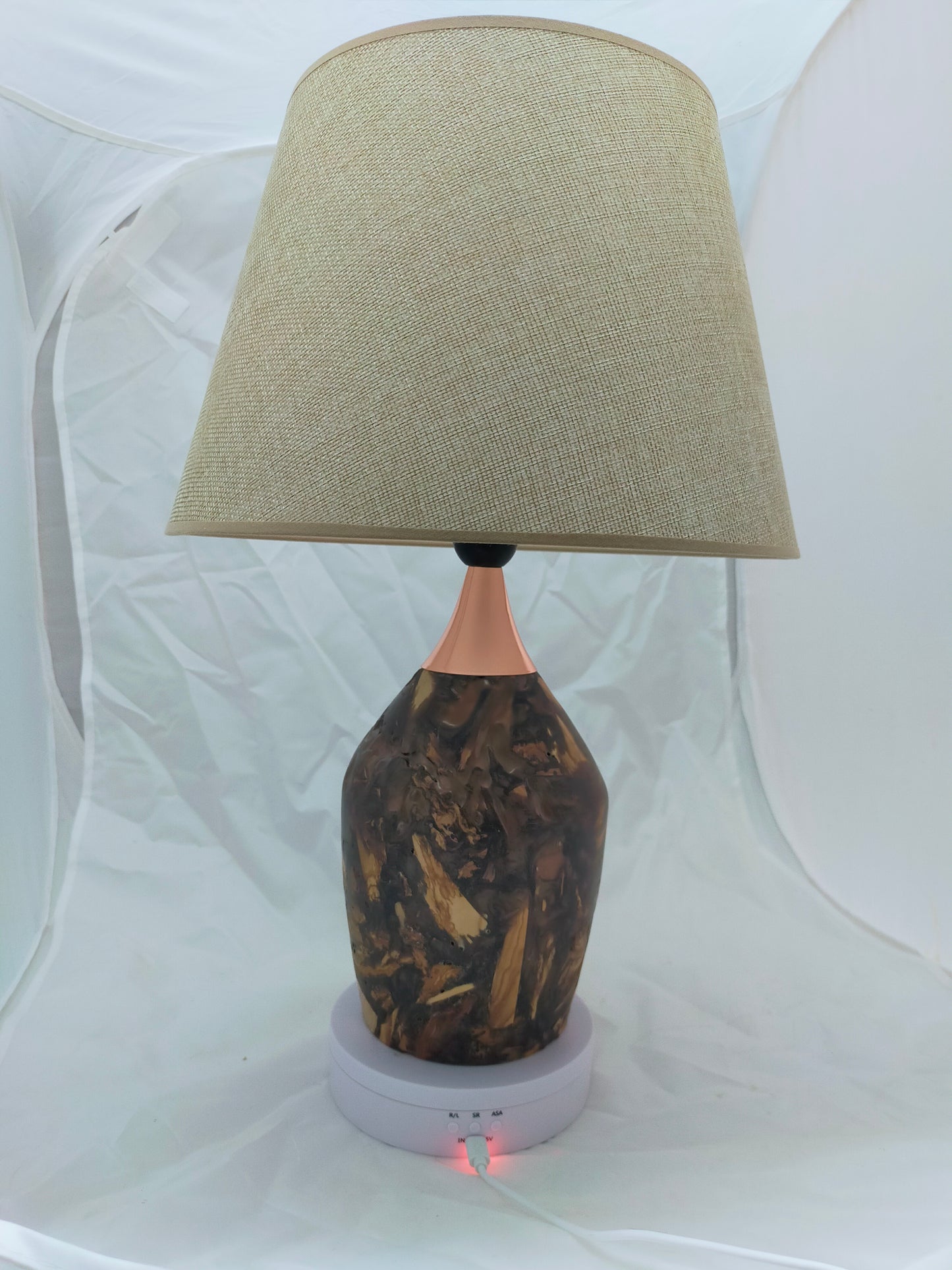 Handmade Lampshade Resin Wood Living