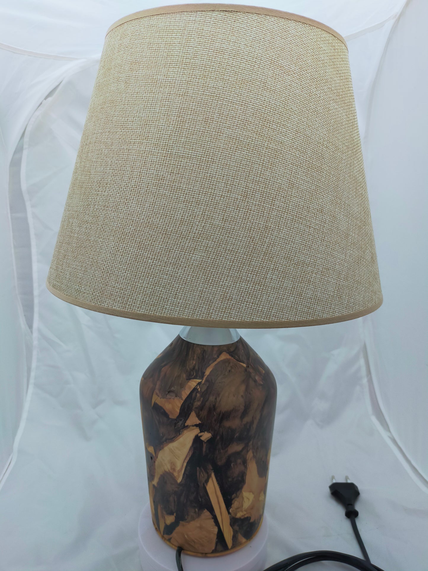 Handmade Lampshade Resin Wood Living