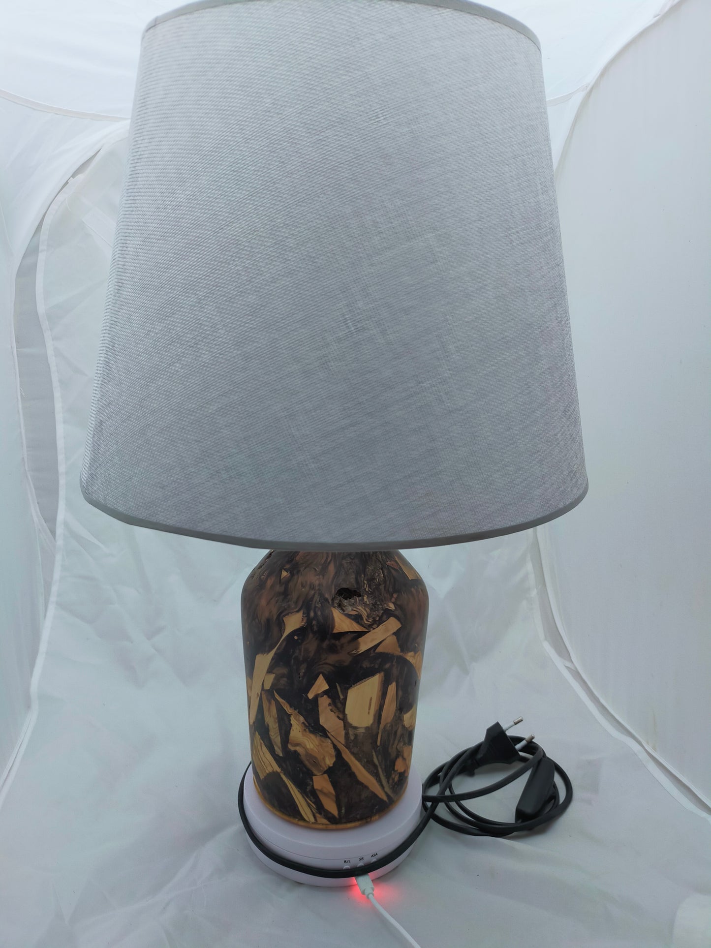 Handmade Lampshade Resin Wood Living