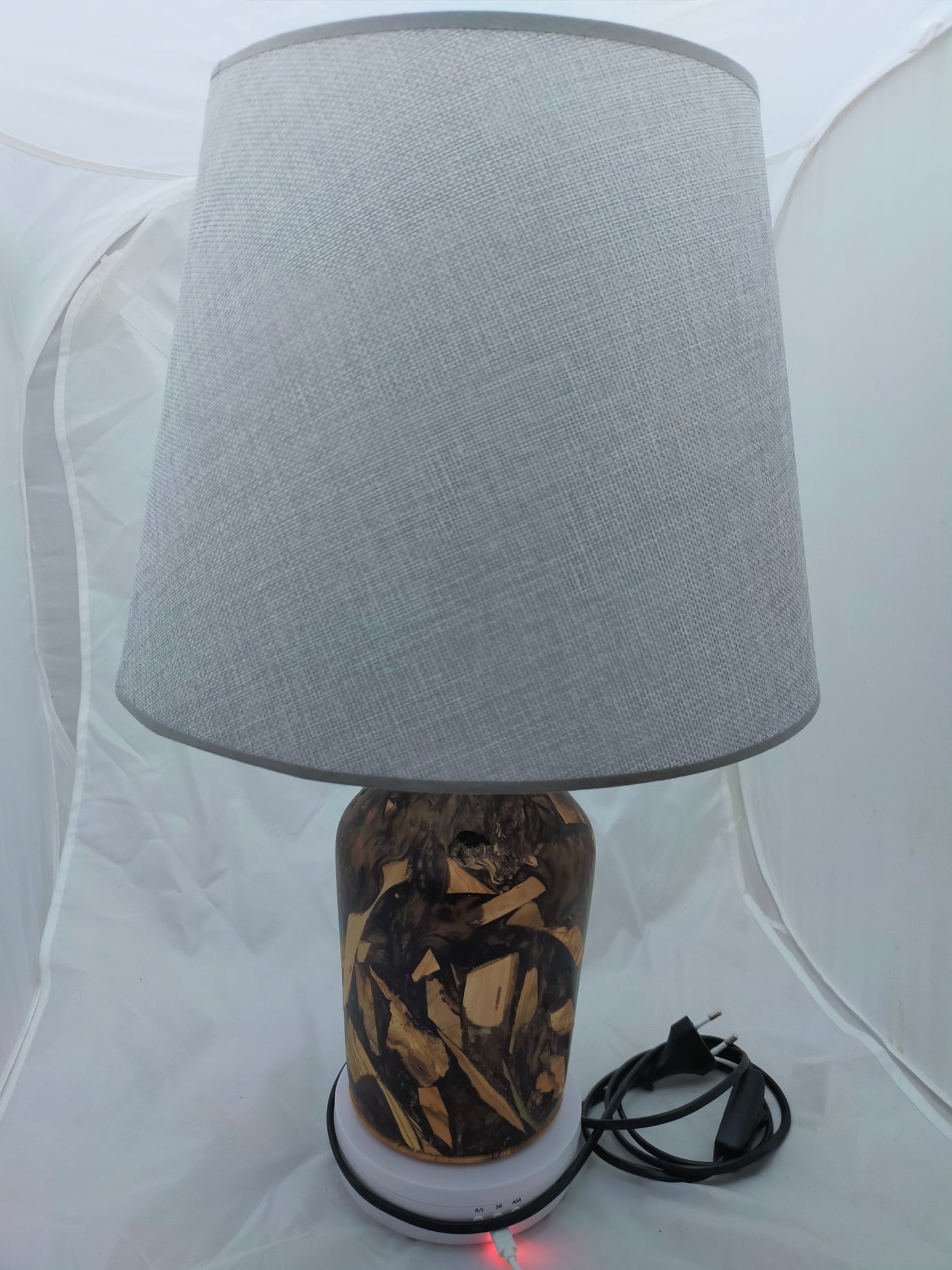 Handmade Lampshade Resin Wood Living