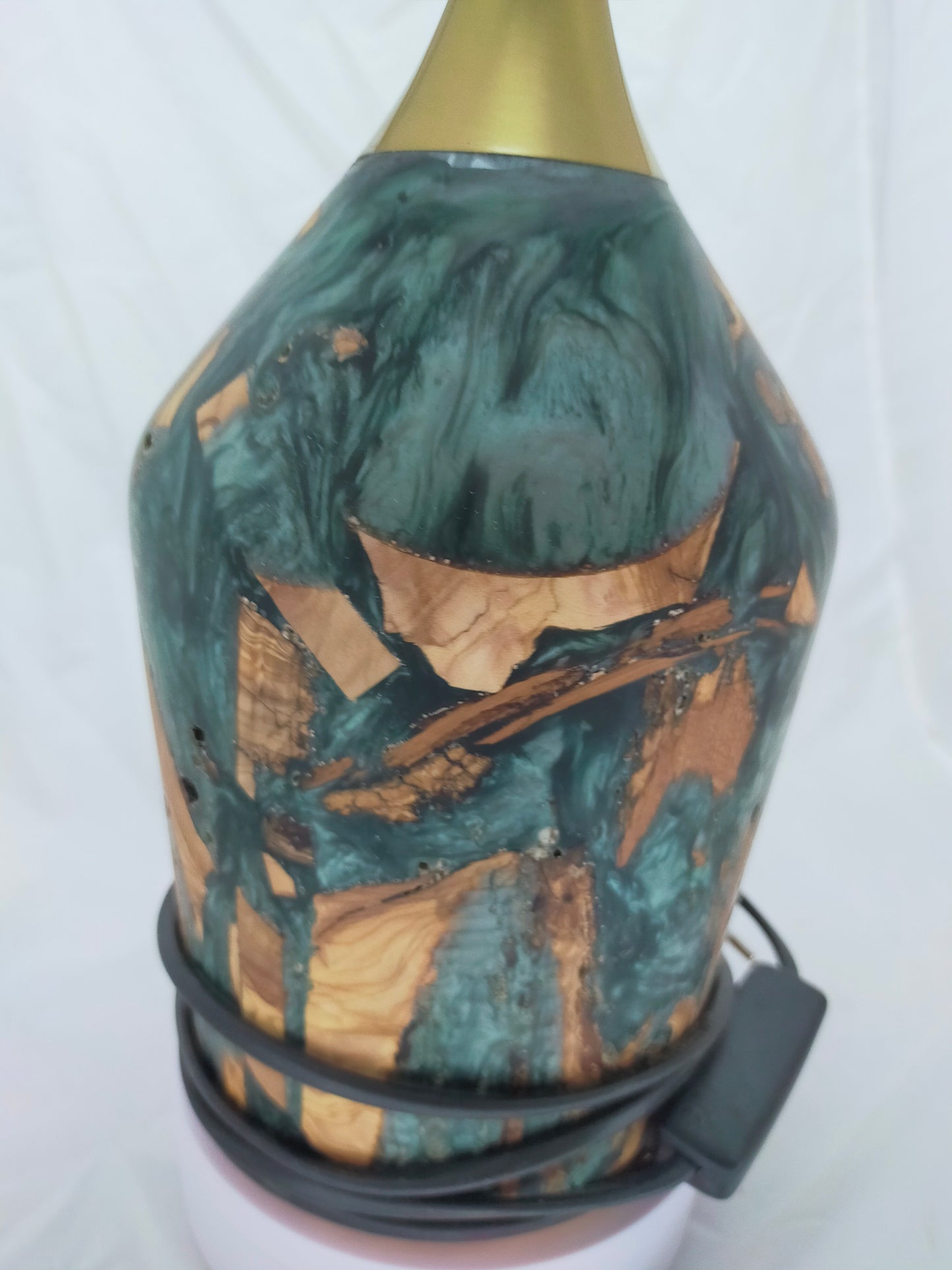 Handmade Lampshade Resin Wood Living