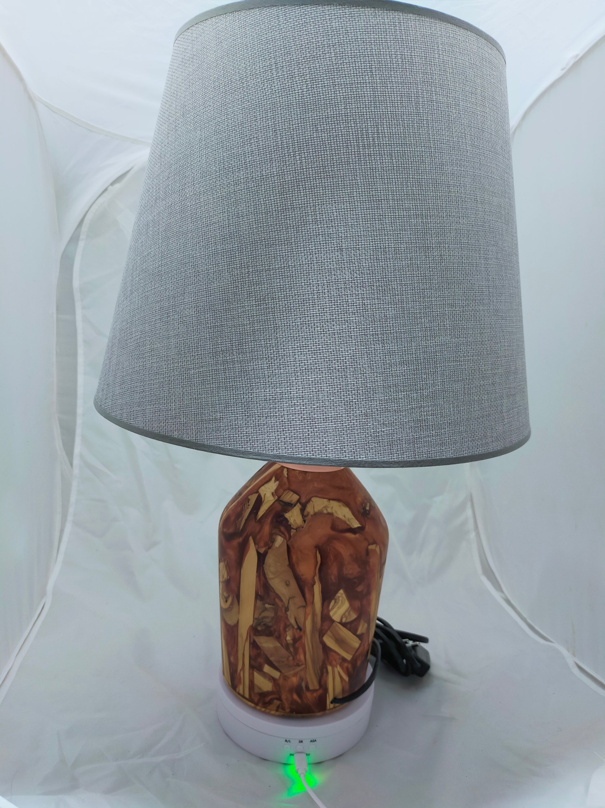 Handmade Lampshade Resin Wood Living