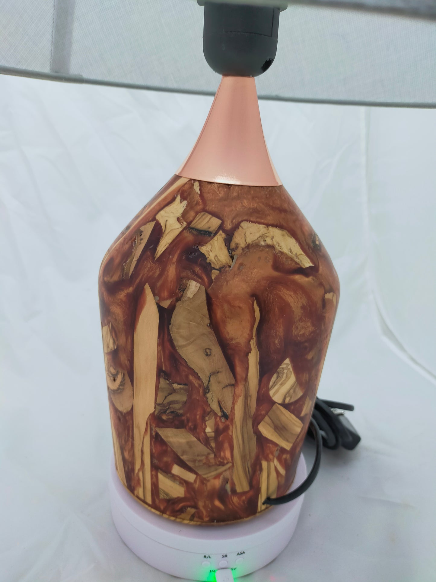 Handmade Lampshade Resin Wood Living