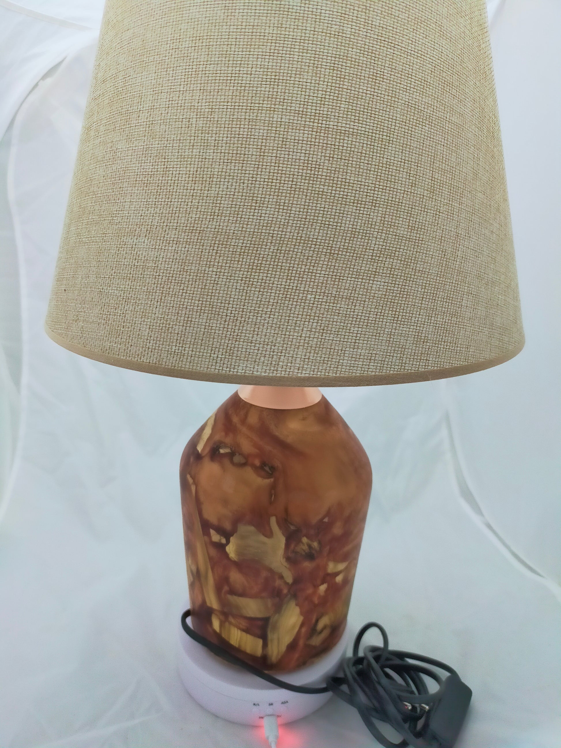 Handmade Lampshade Resin Wood Living