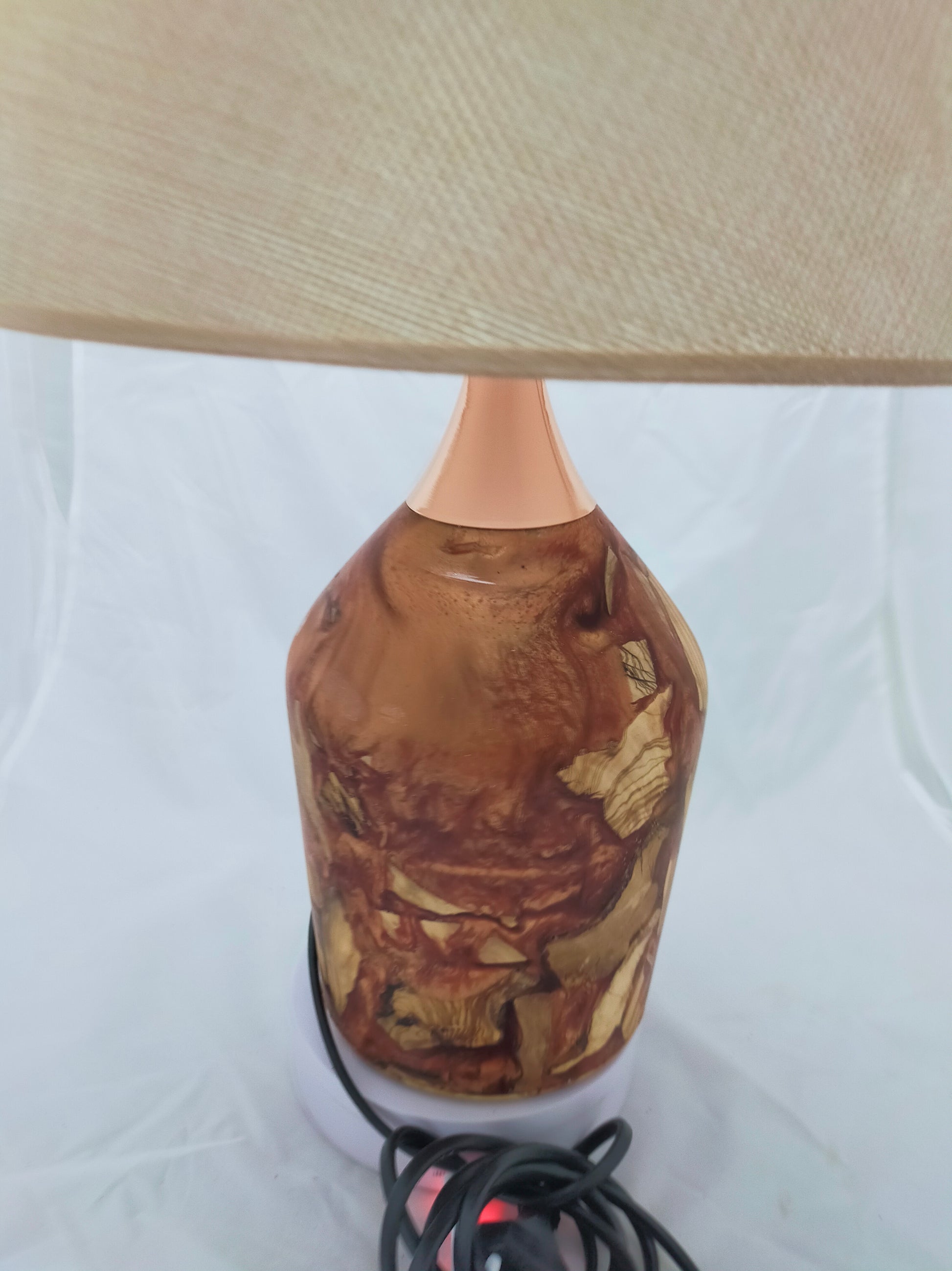 Handmade Lampshade Resin Wood Living