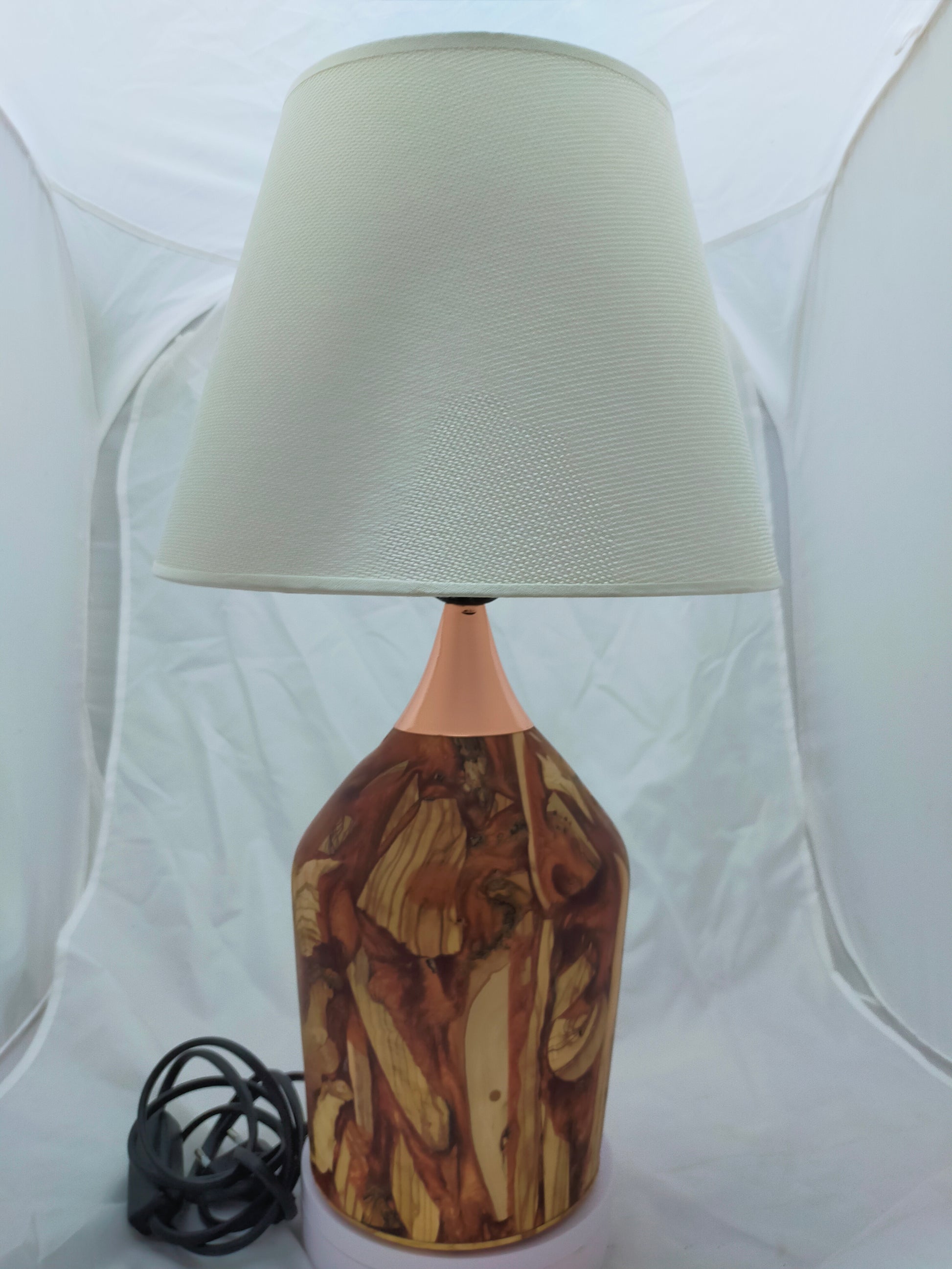 Handmade Lampshade Resin Wood Living