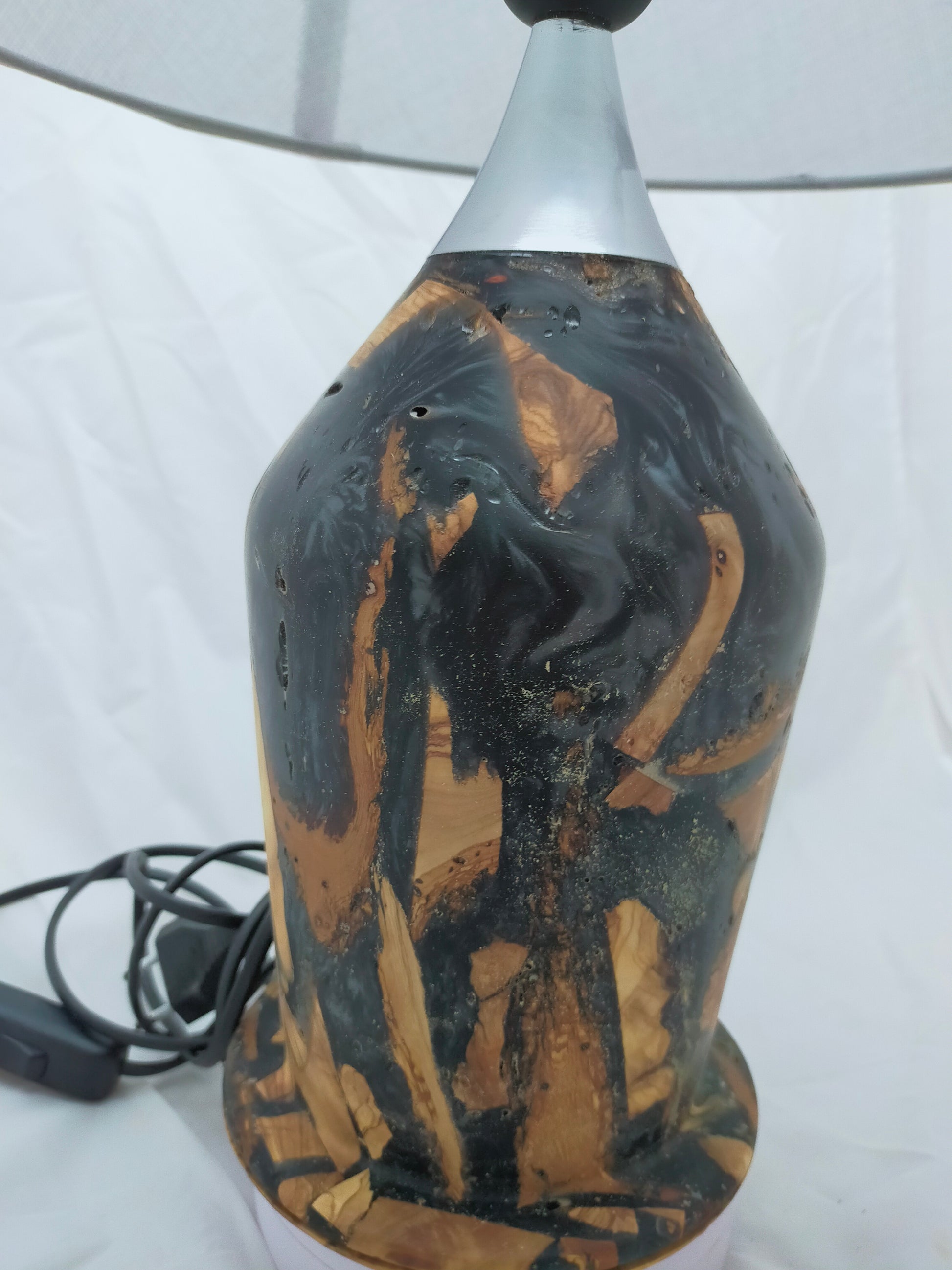 Handmade Lampshade Resin Wood Living