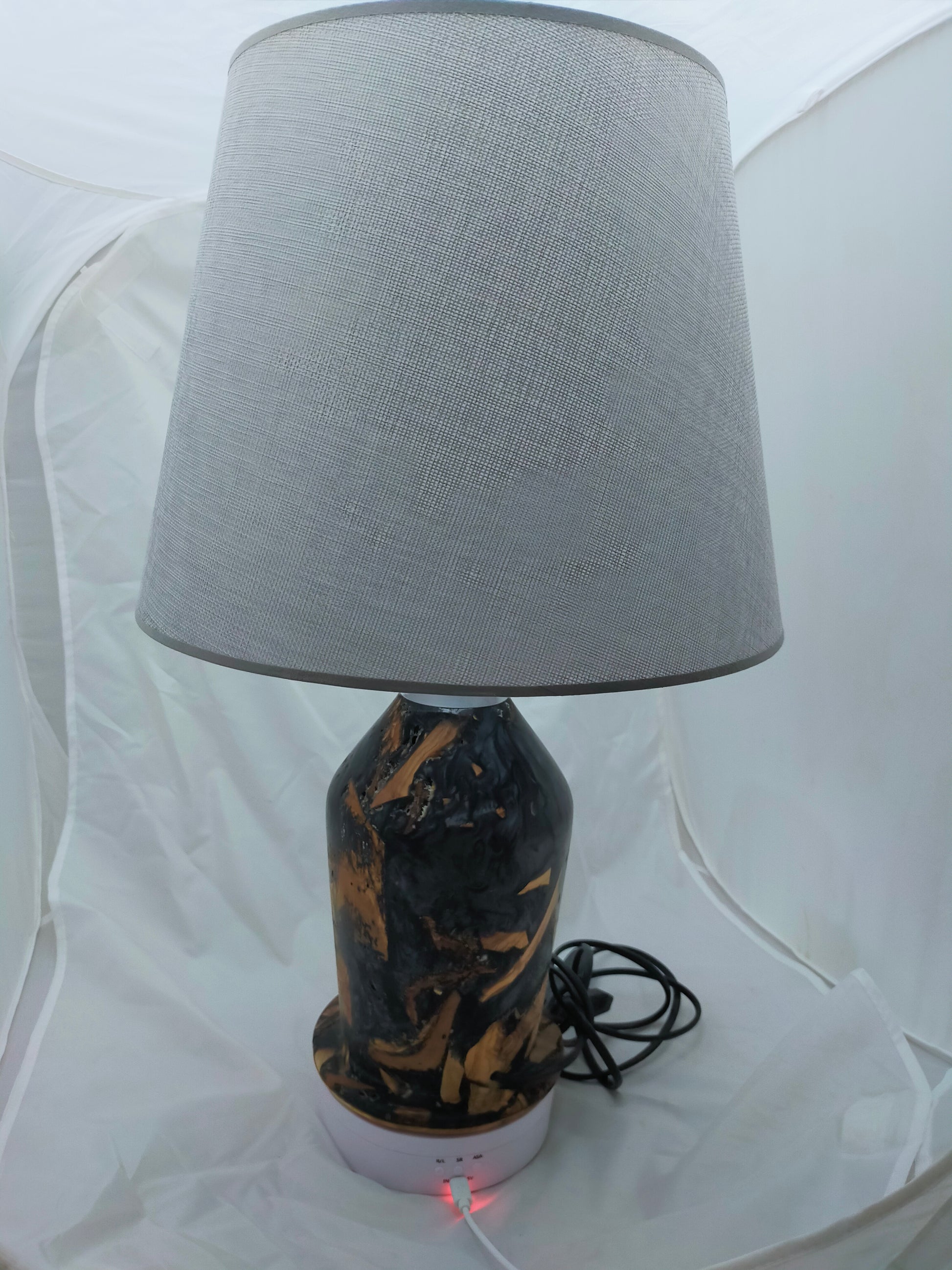 Handmade Lampshade Resin Wood Living