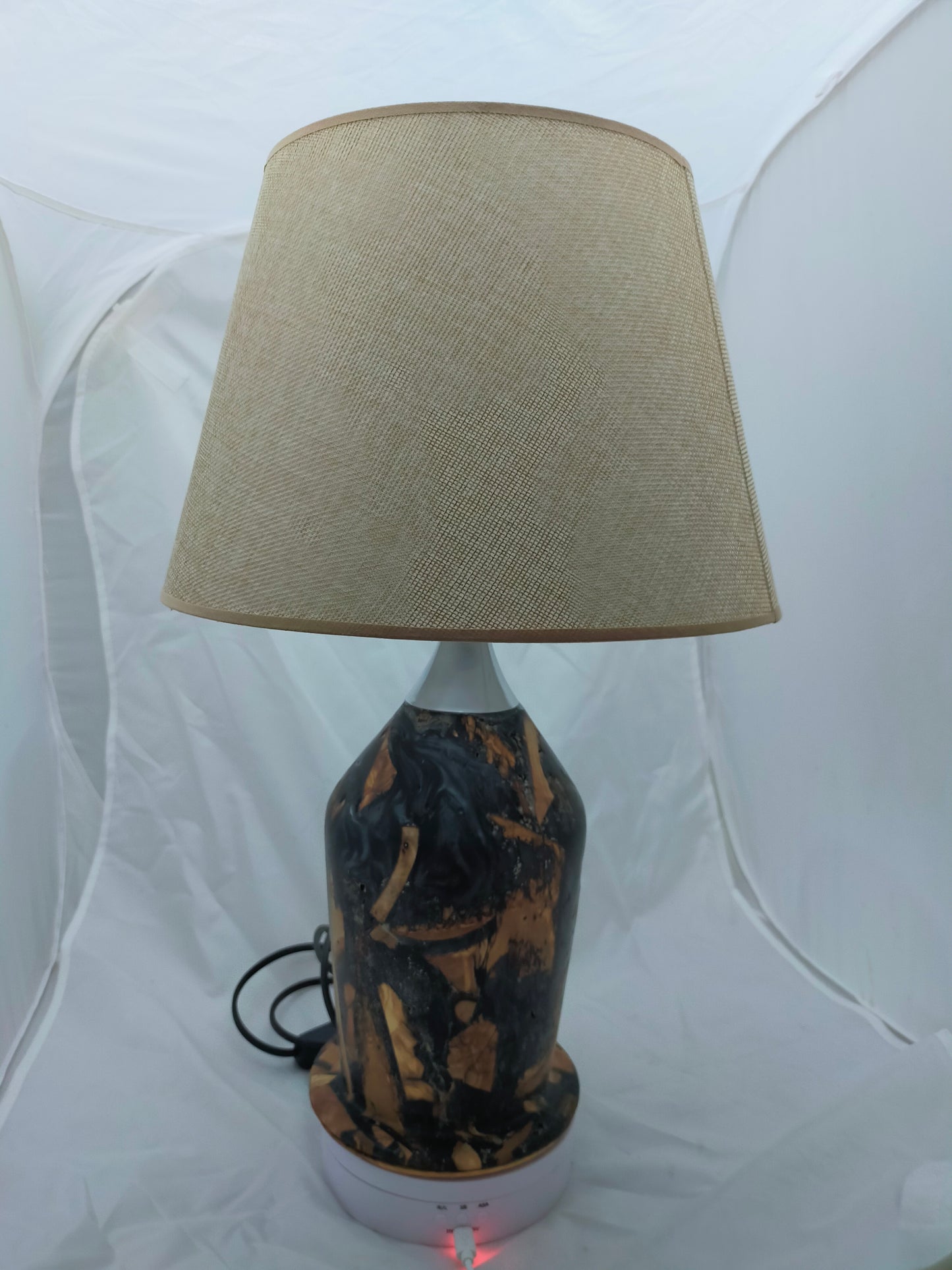 Handmade Lampshade Resin Wood Living