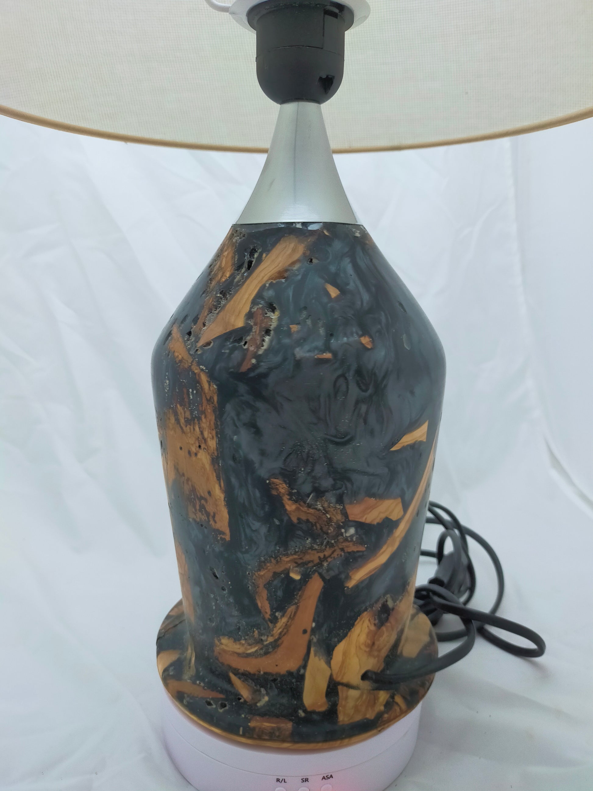 Handmade Lampshade Resin Wood Living