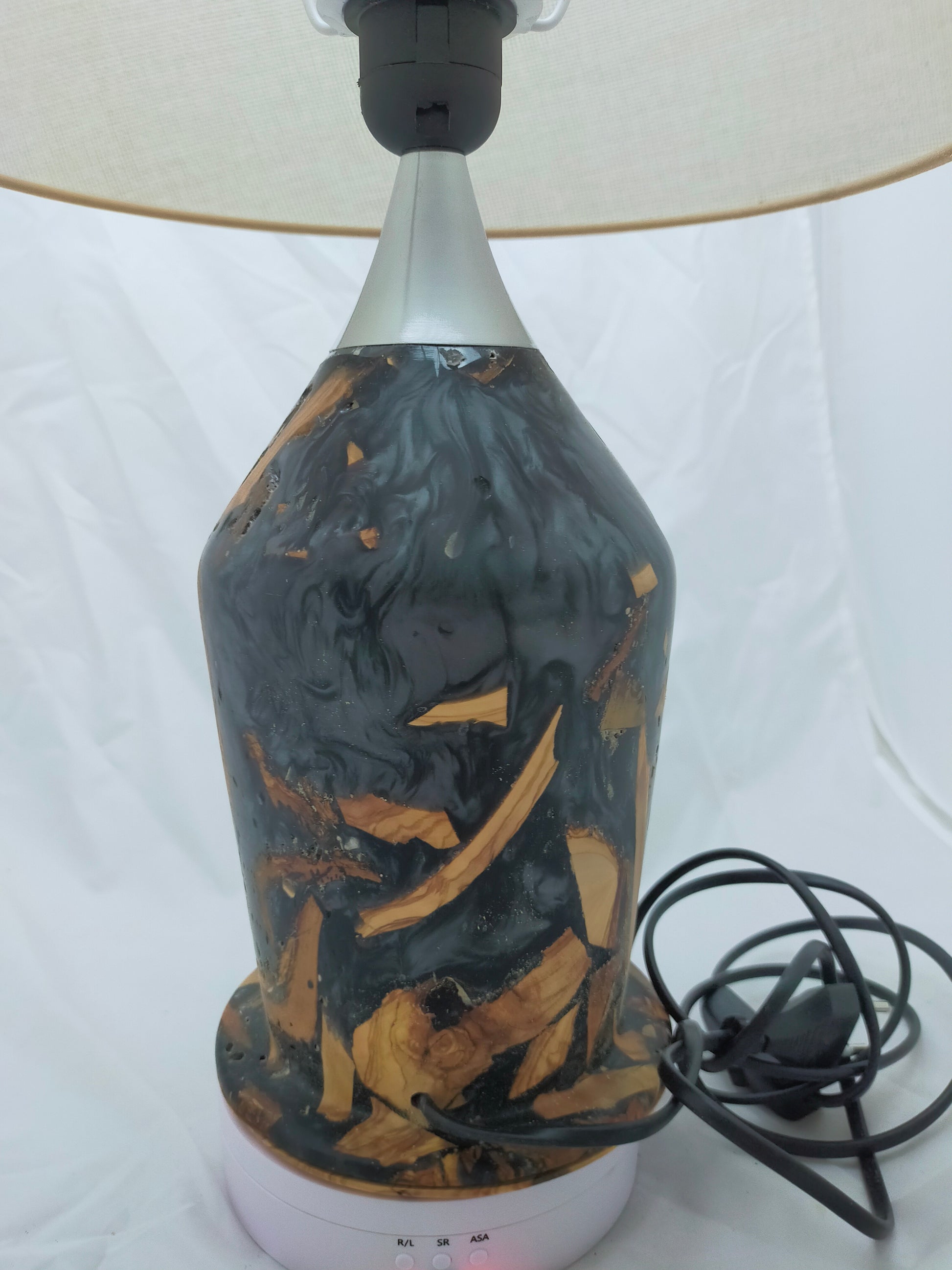 Handmade Lampshade Resin Wood Living