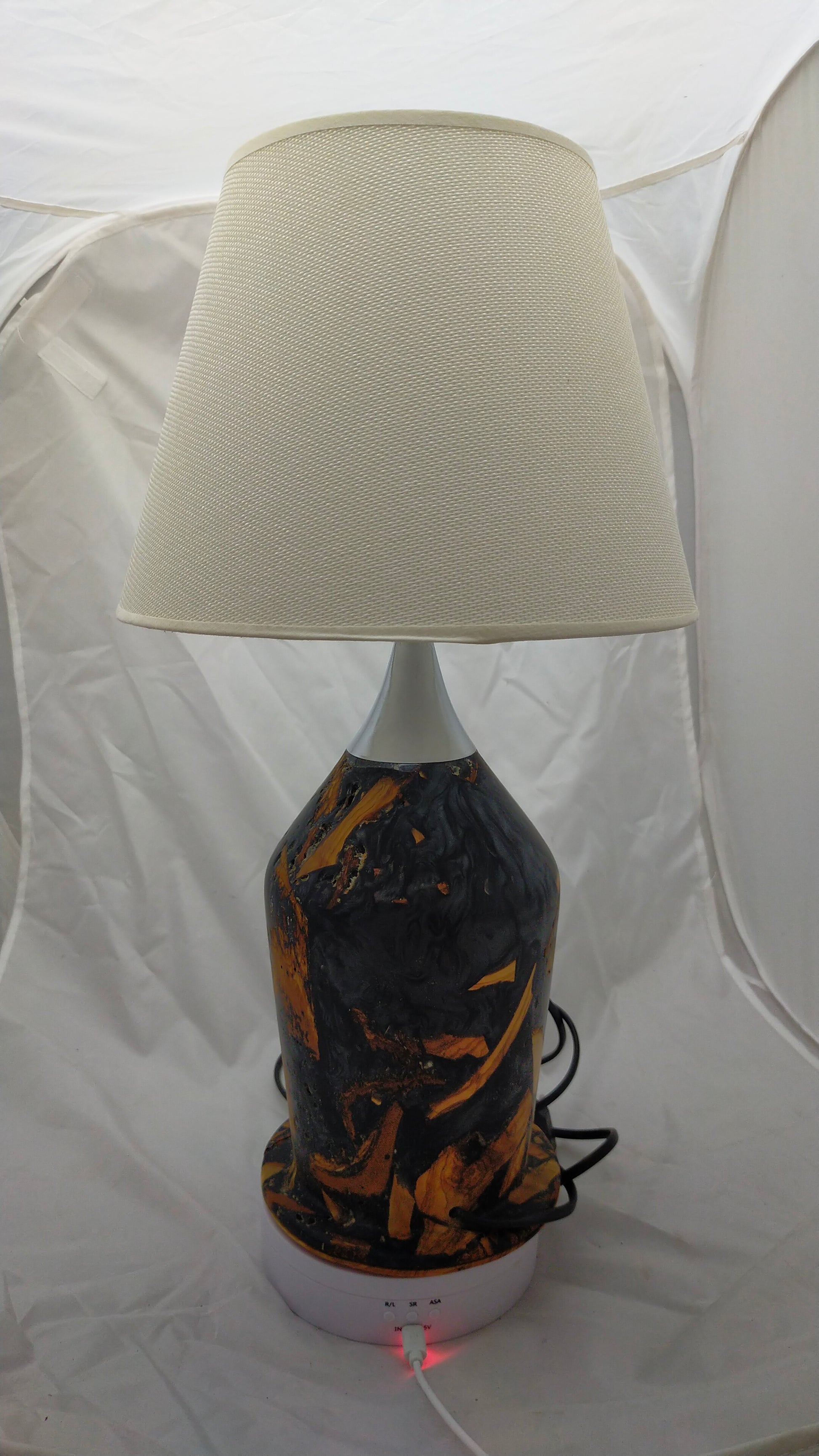 Handmade Lampshade Resin Wood Living