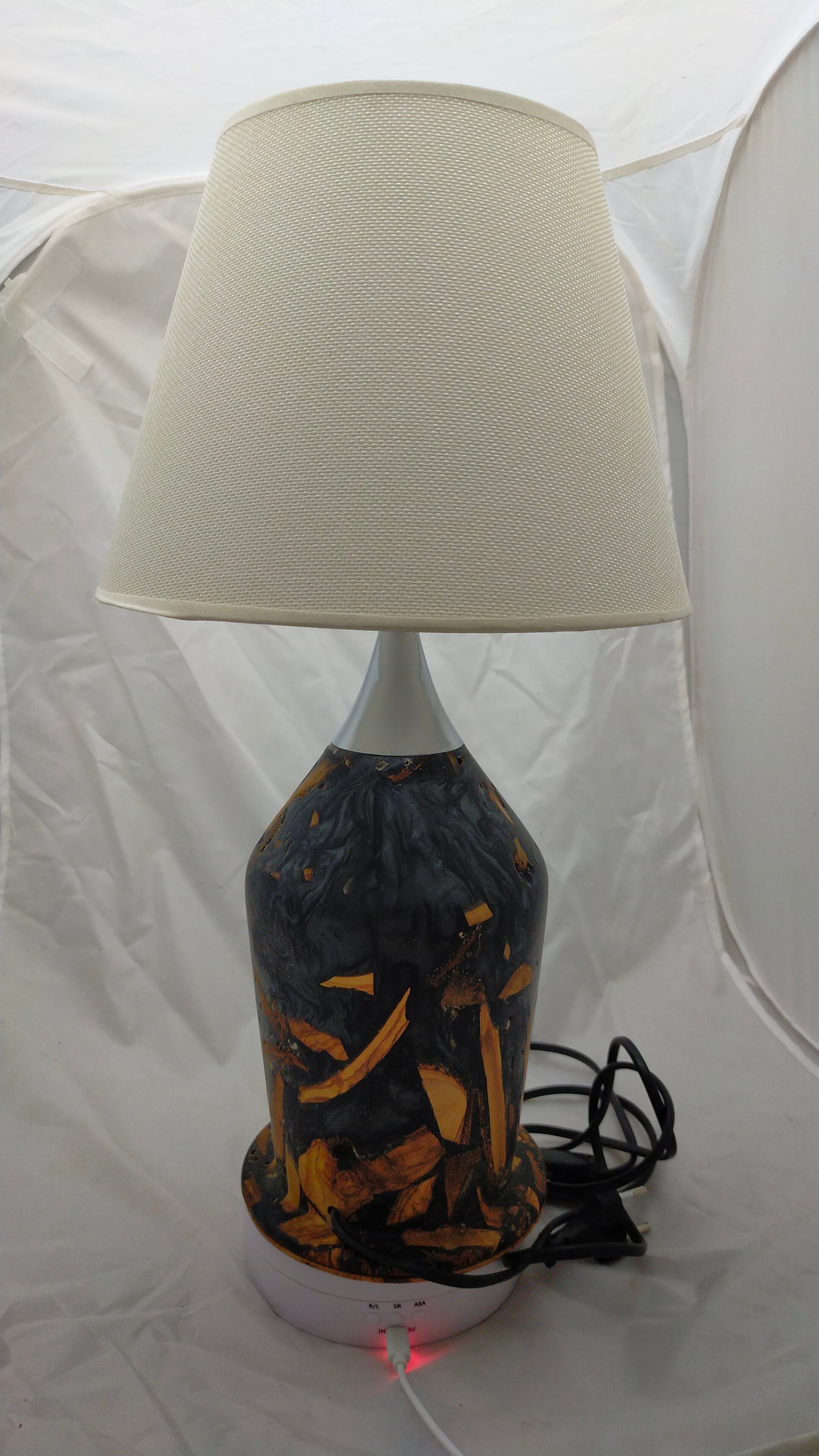 Handmade Lampshade Resin Wood Living