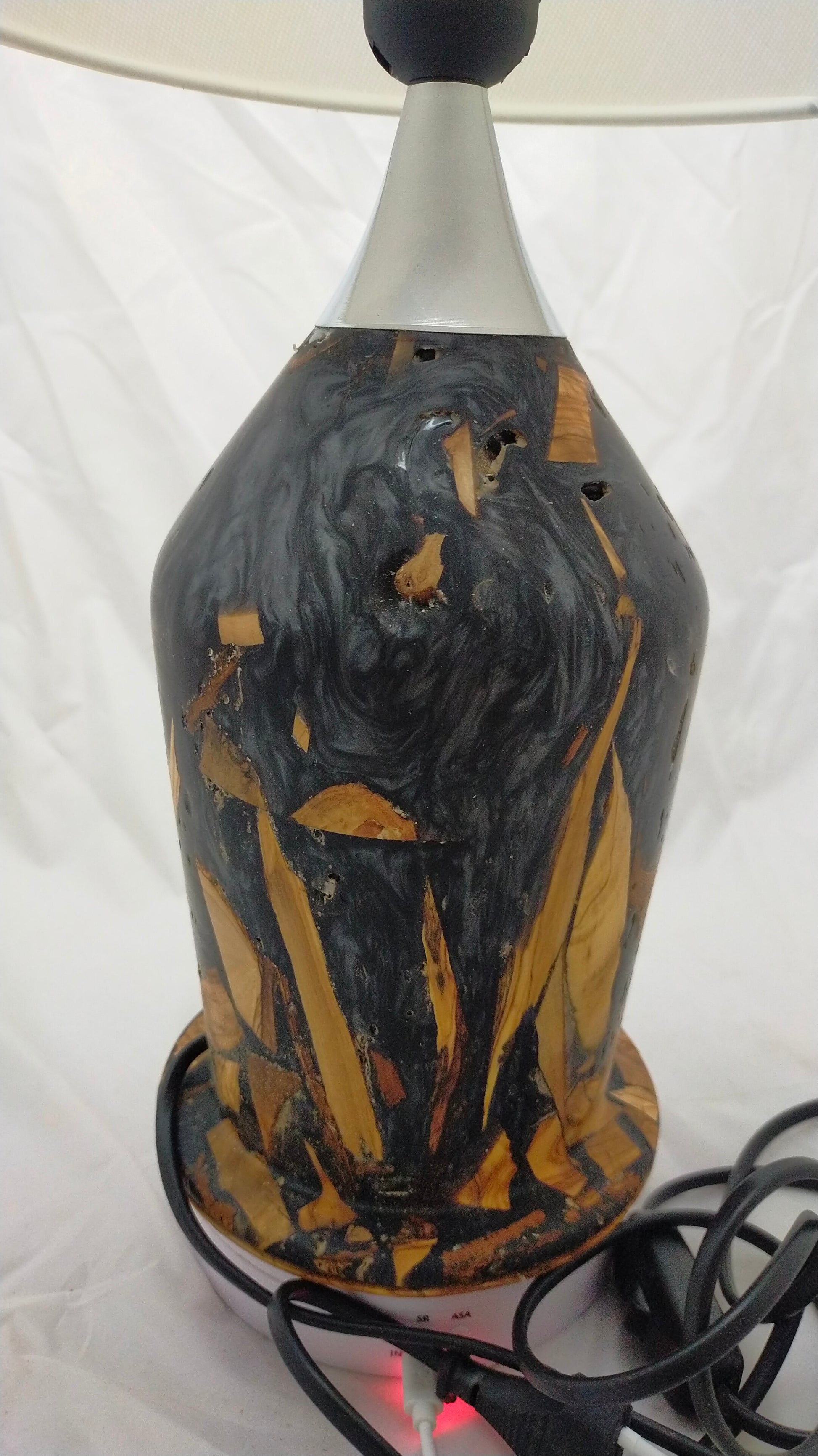 Handmade Lampshade Resin Wood Living