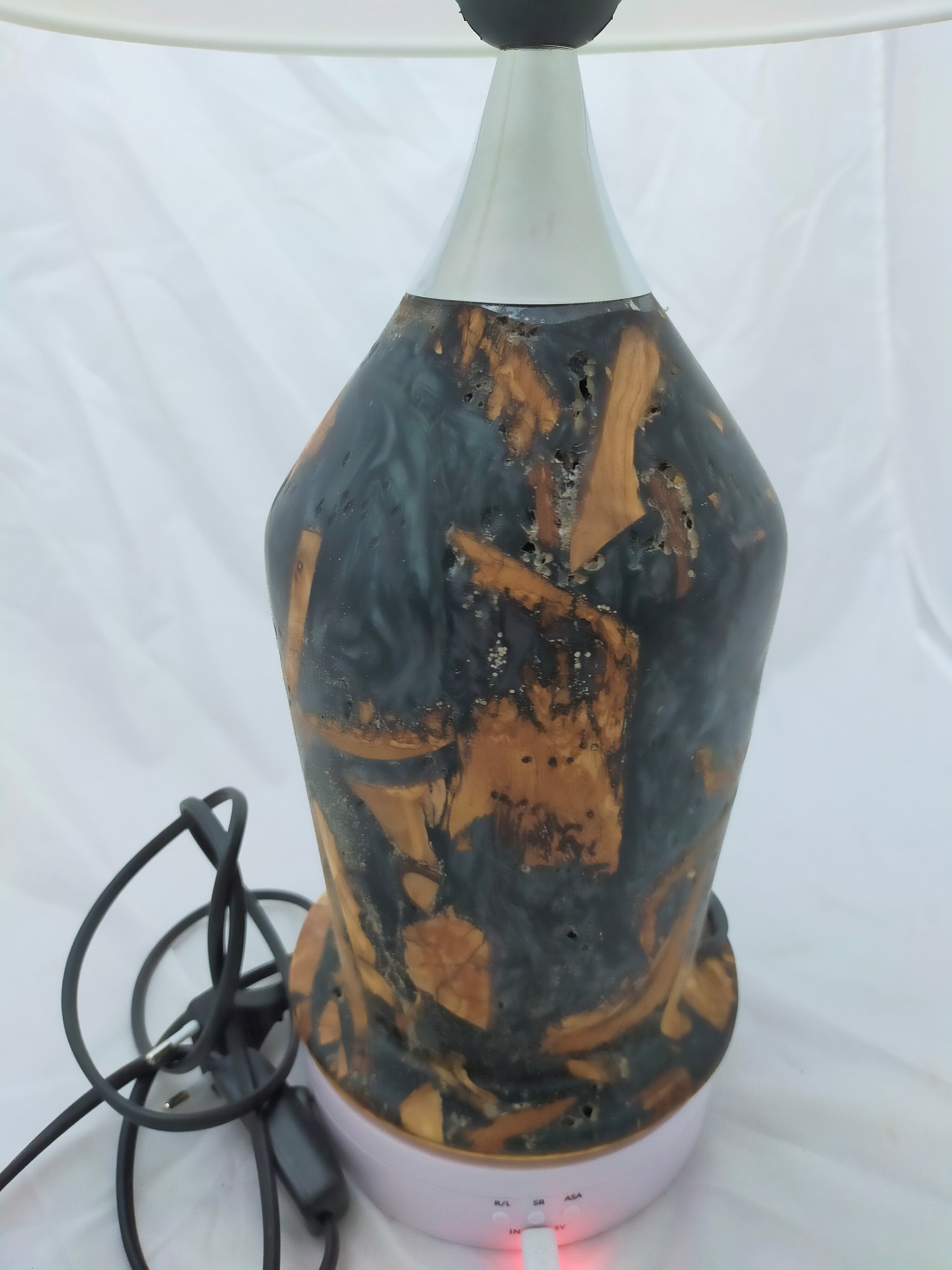 Handmade Lampshade Resin Wood Living