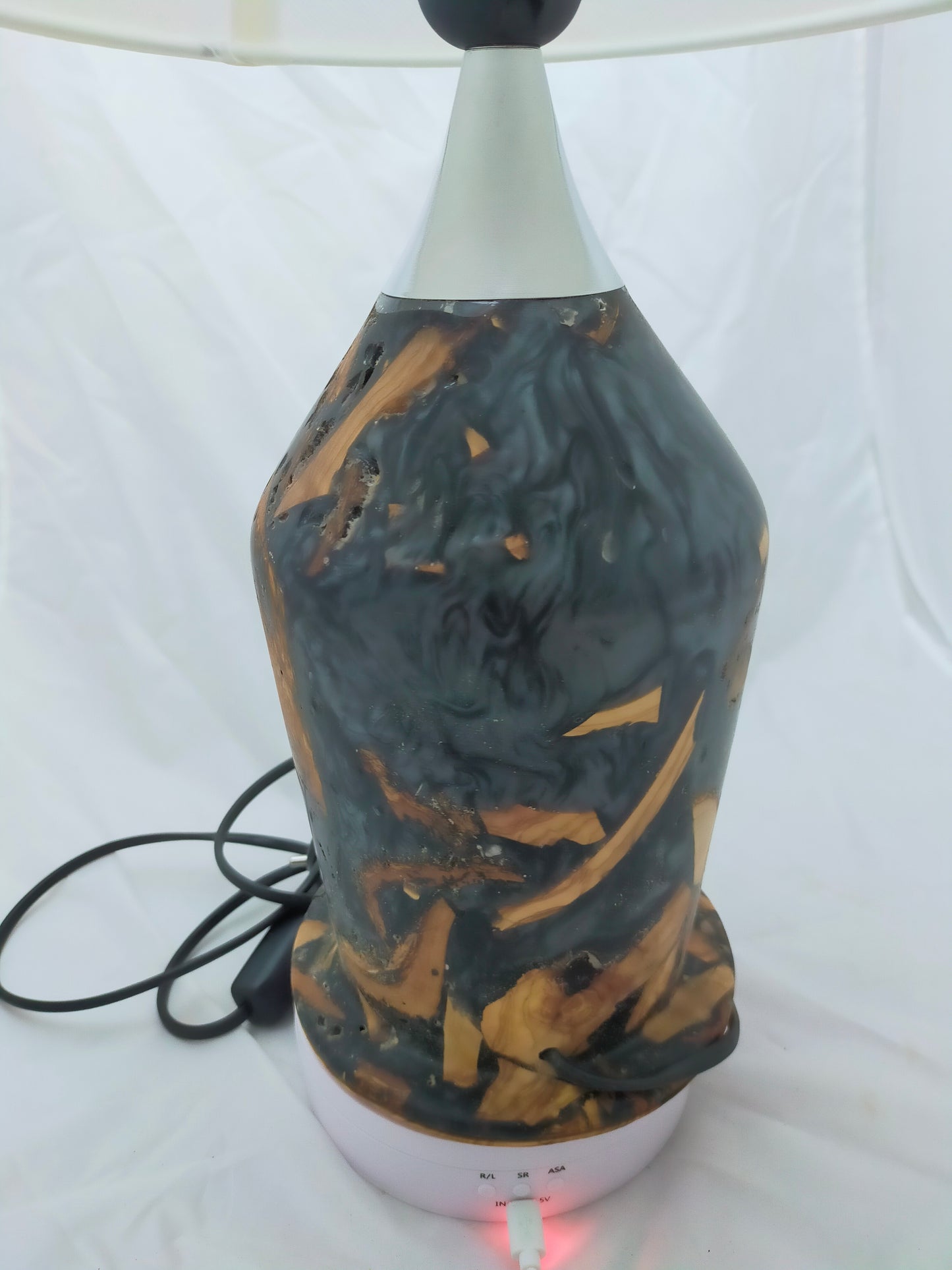 Handmade Lampshade Resin Wood Living