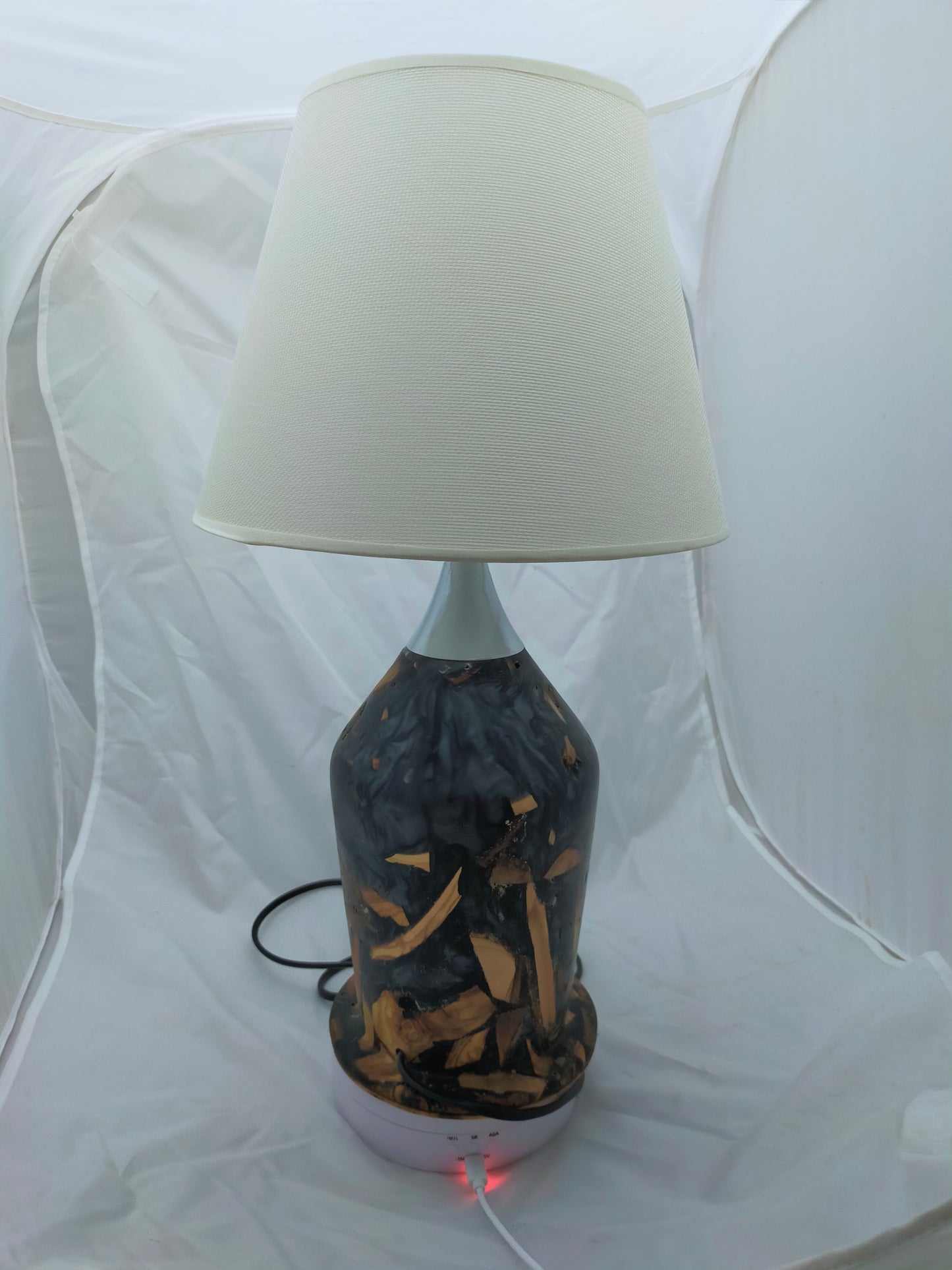 Handmade Lampshade Resin Wood Living