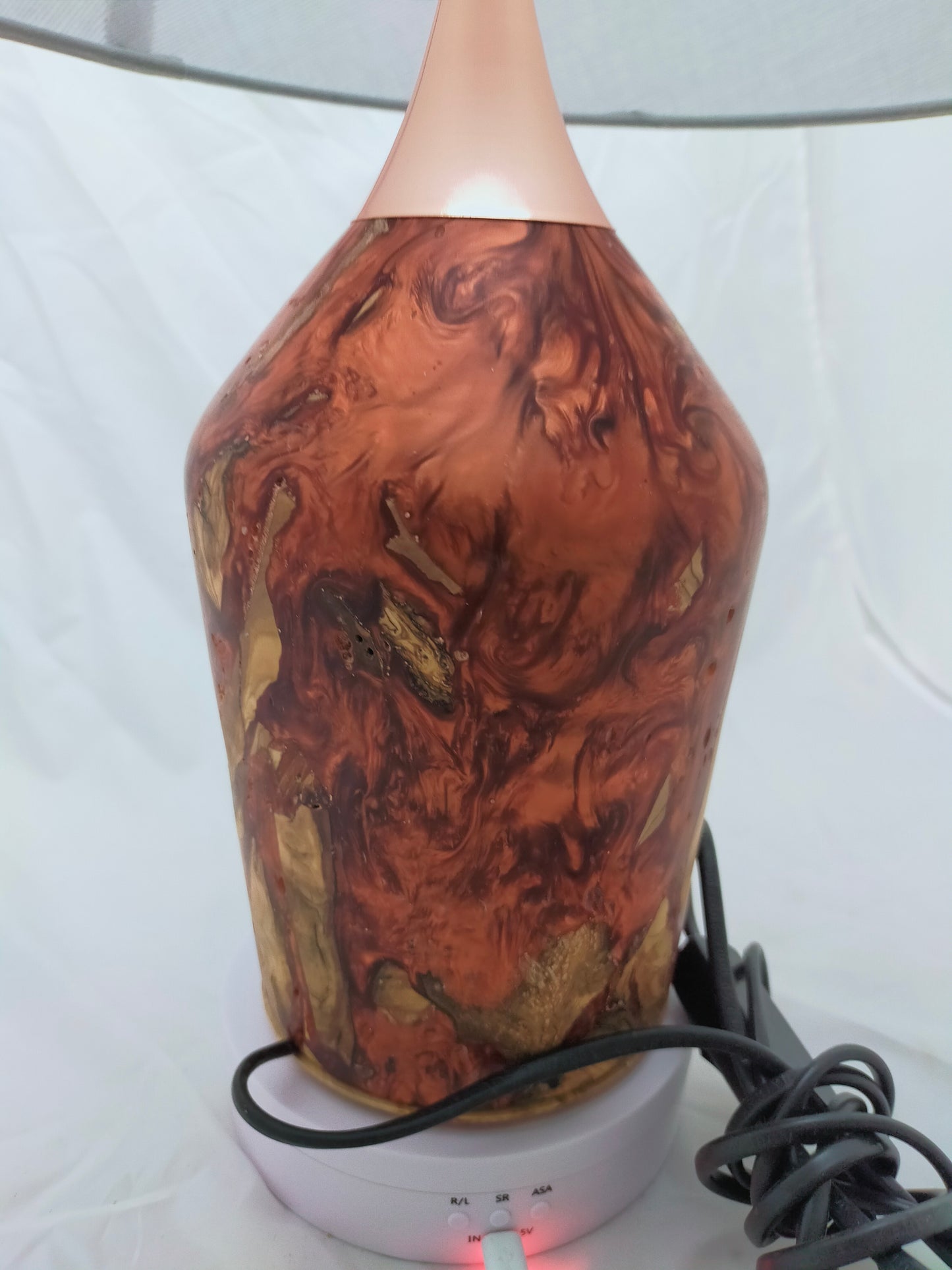 Handmade Lampshade Resin Wood Living