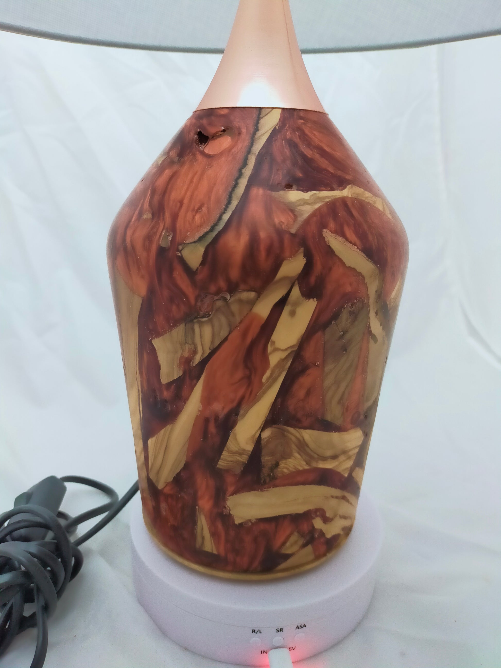 Handmade Lampshade Resin Wood Living