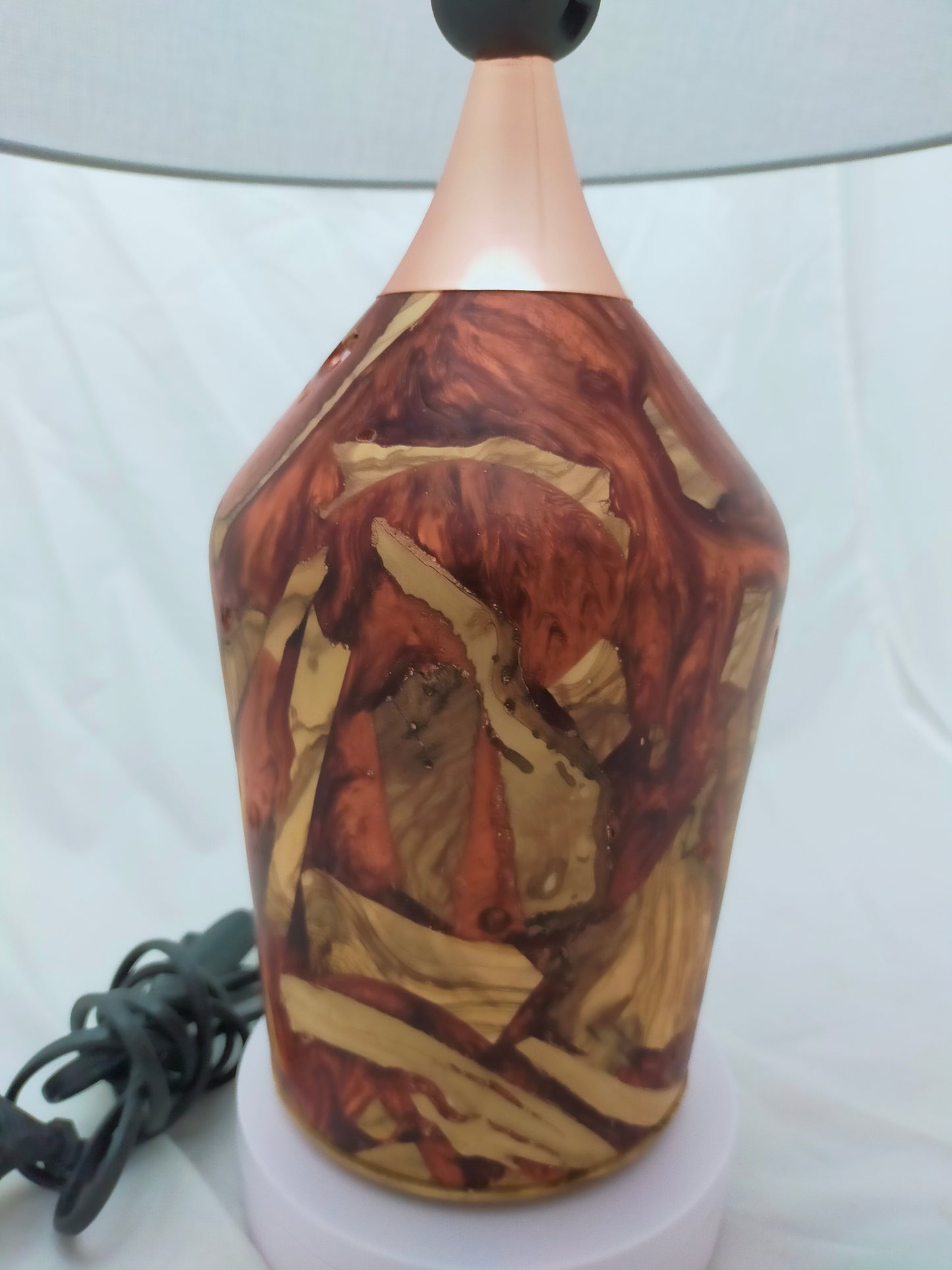 Handmade Lampshade Resin Wood Living