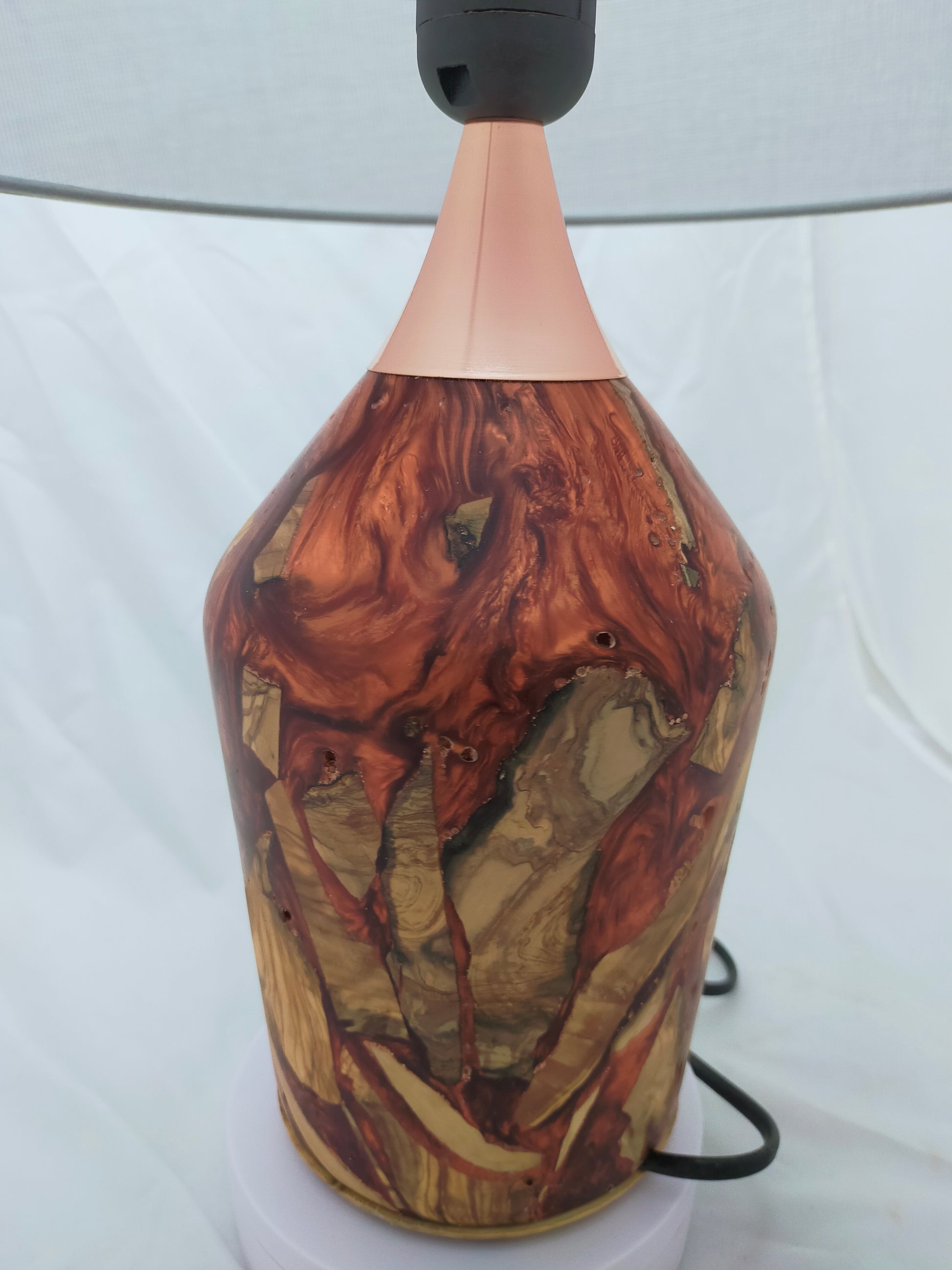 Handmade Lampshade Resin Wood Living