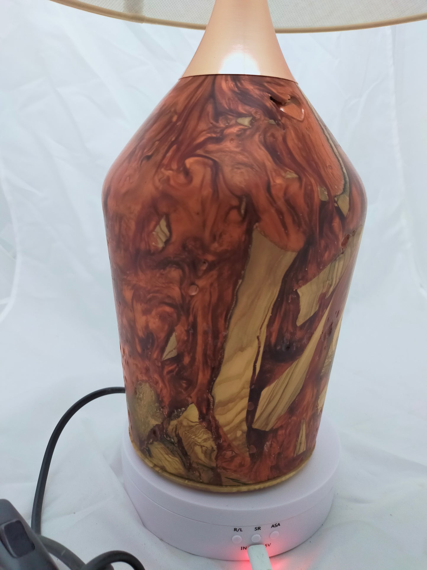 Handmade Lampshade Resin Wood Living