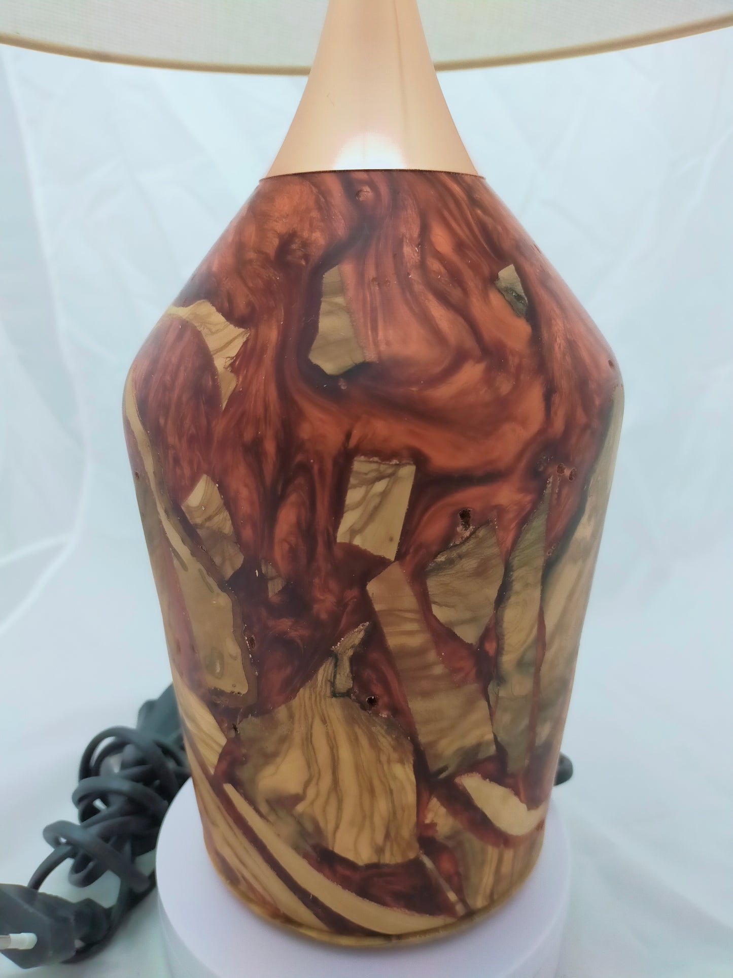 Handmade Lampshade Resin Wood Living