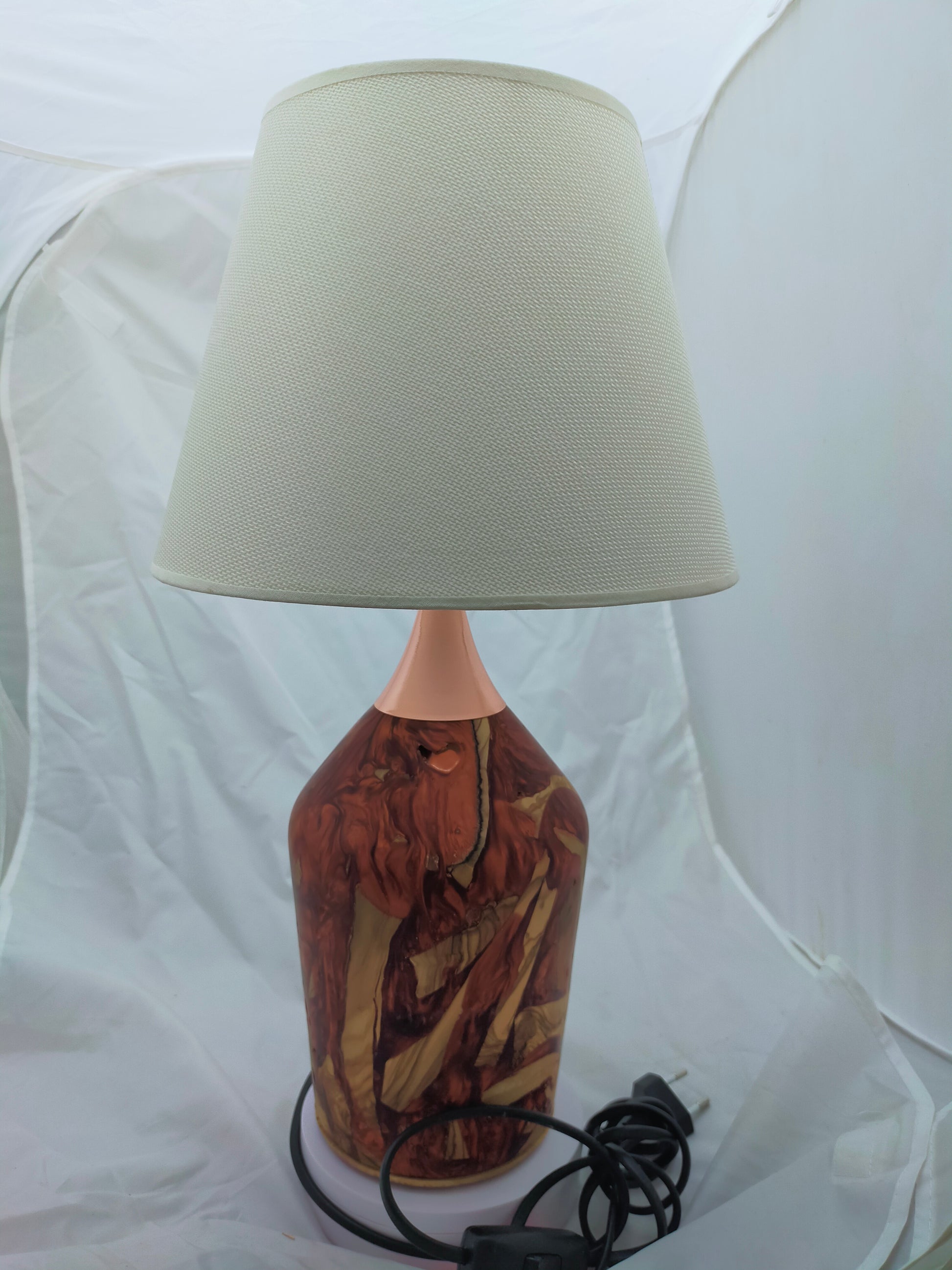 Handmade Lampshade Resin Wood Living