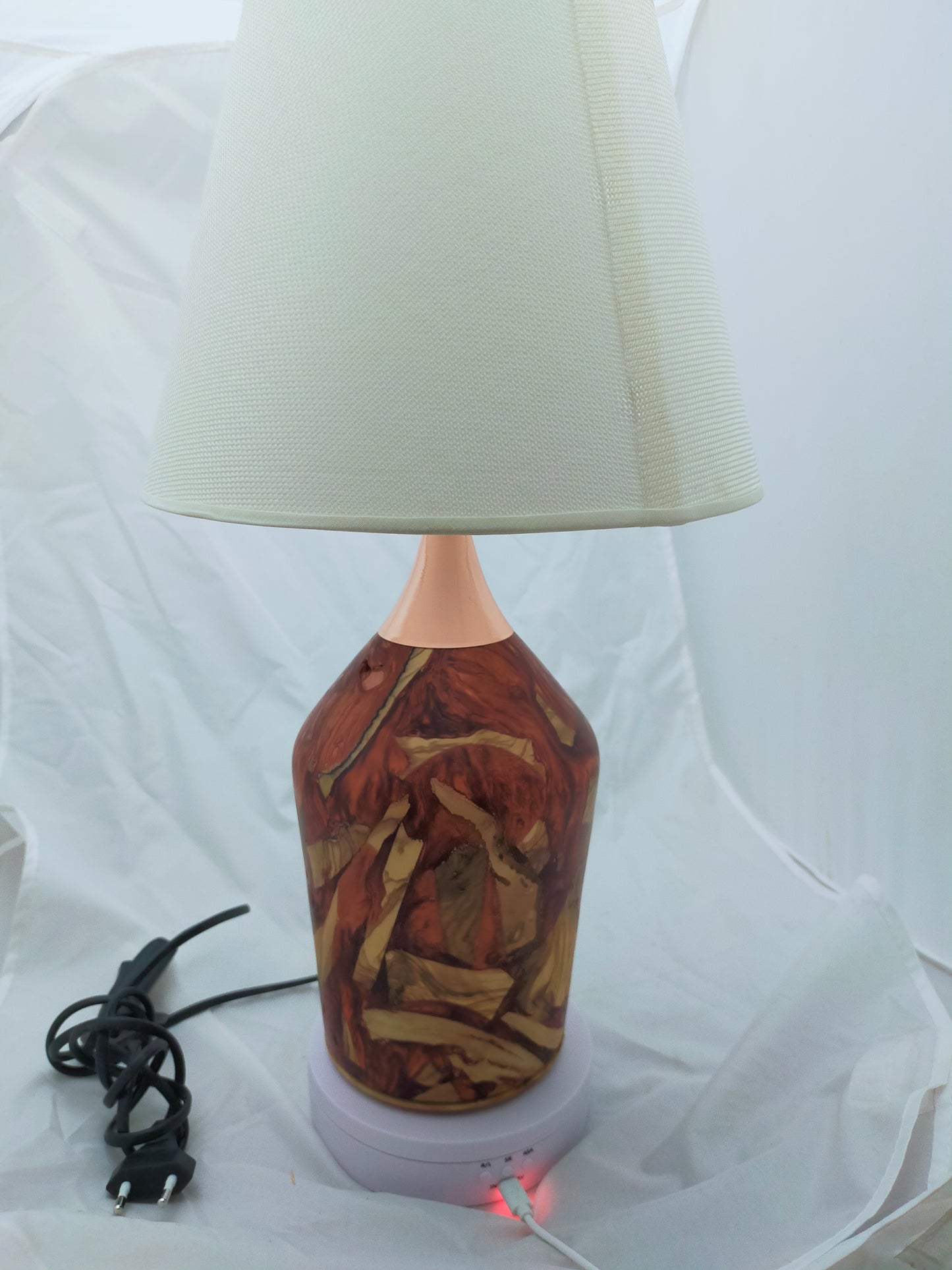 Handmade Lampshade Resin Wood Living