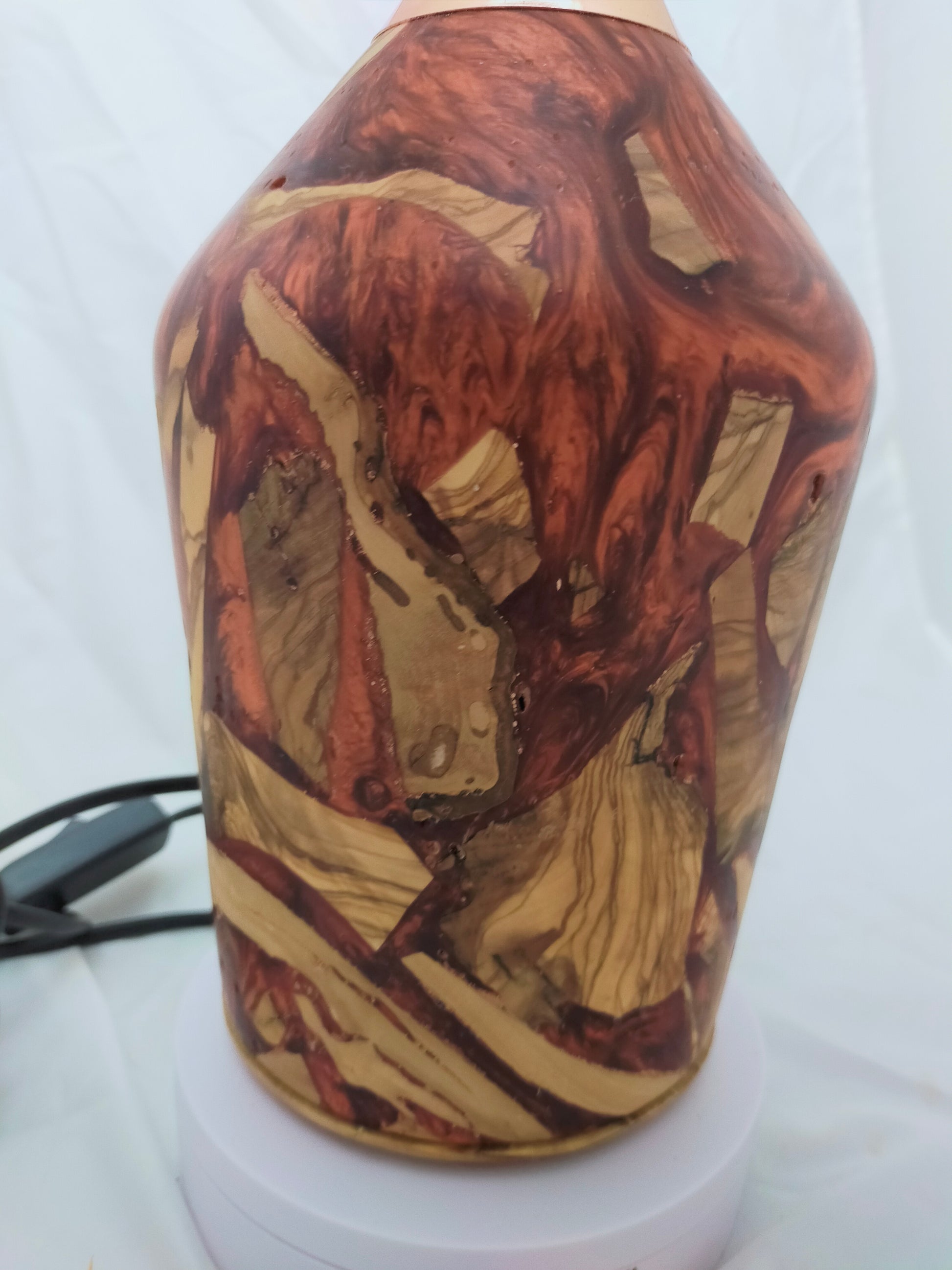 Handmade Lampshade Resin Wood Living