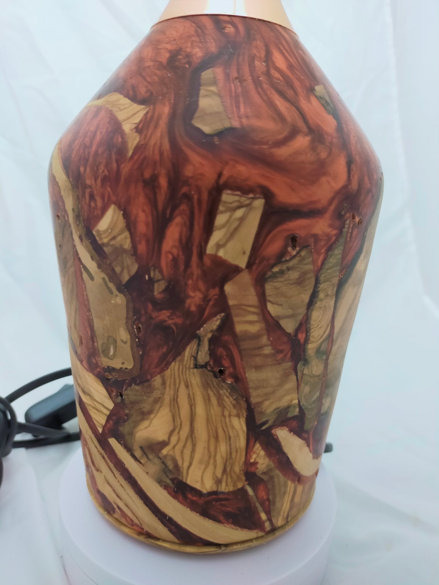 Handmade Lampshade Resin Wood Living