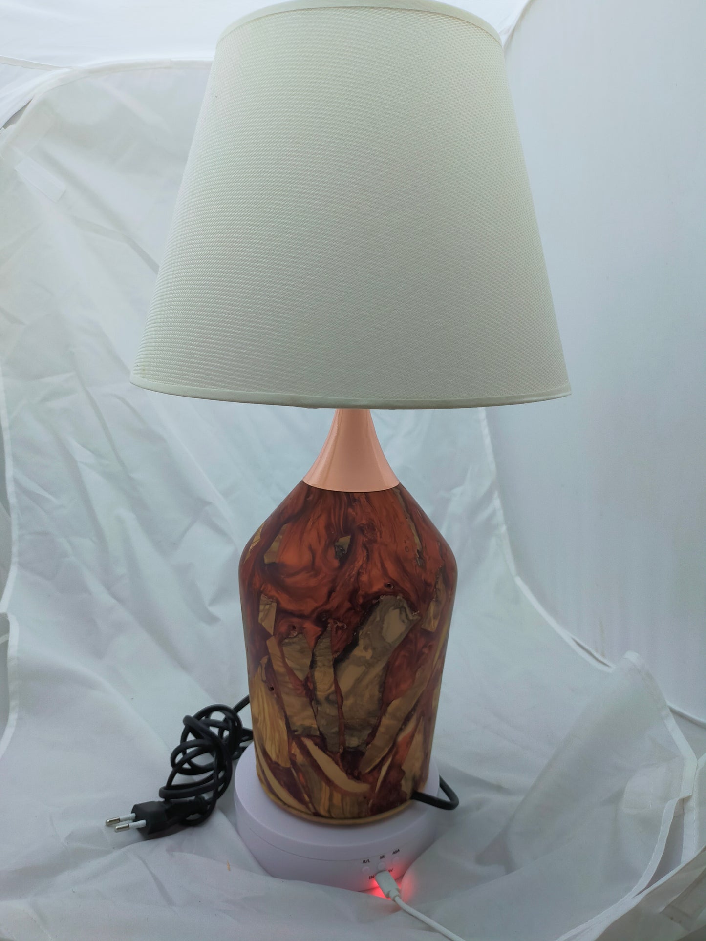 Handmade Lampshade Resin Wood Living