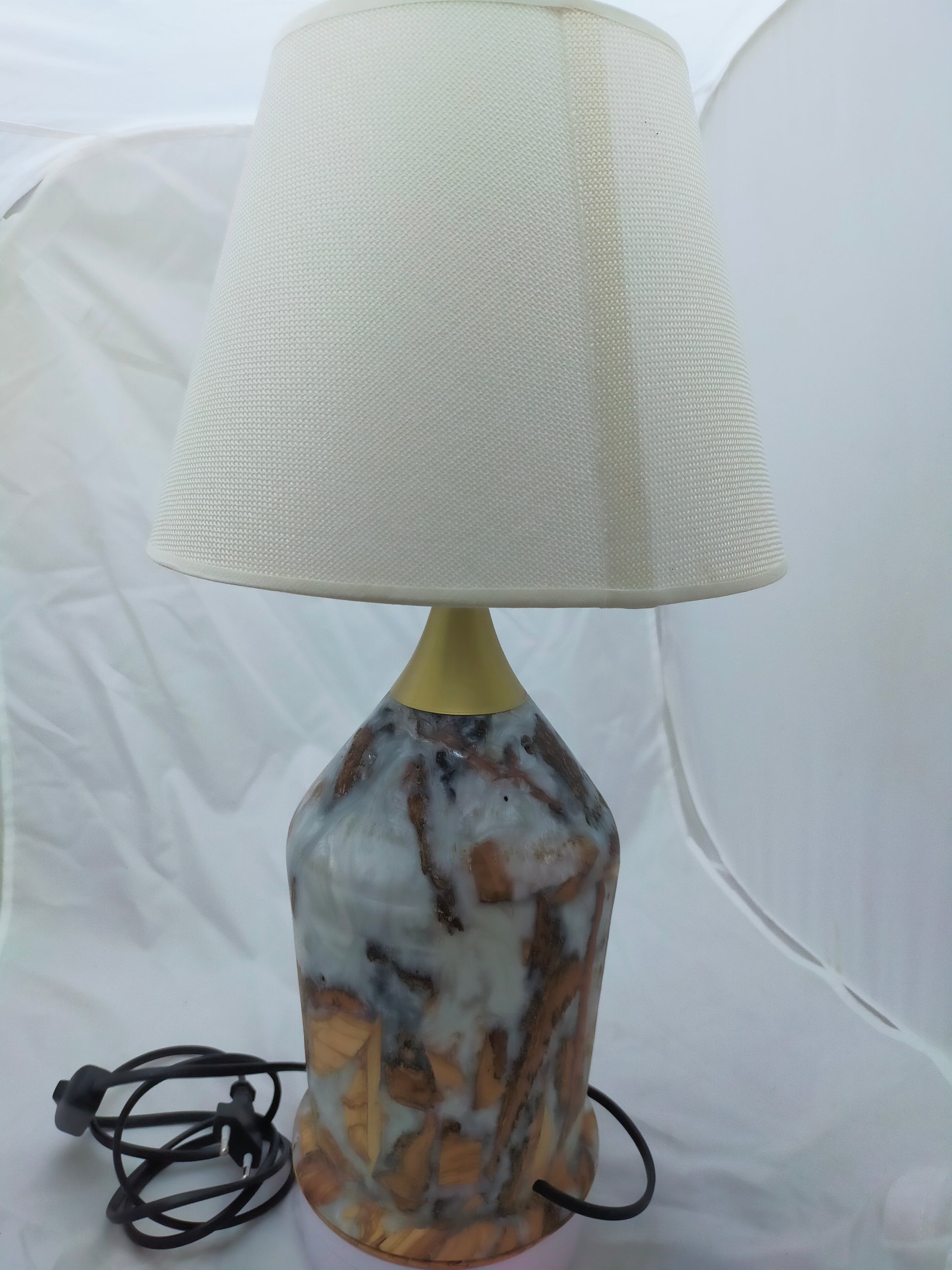 Handmade Lampshade Resin Wood Living