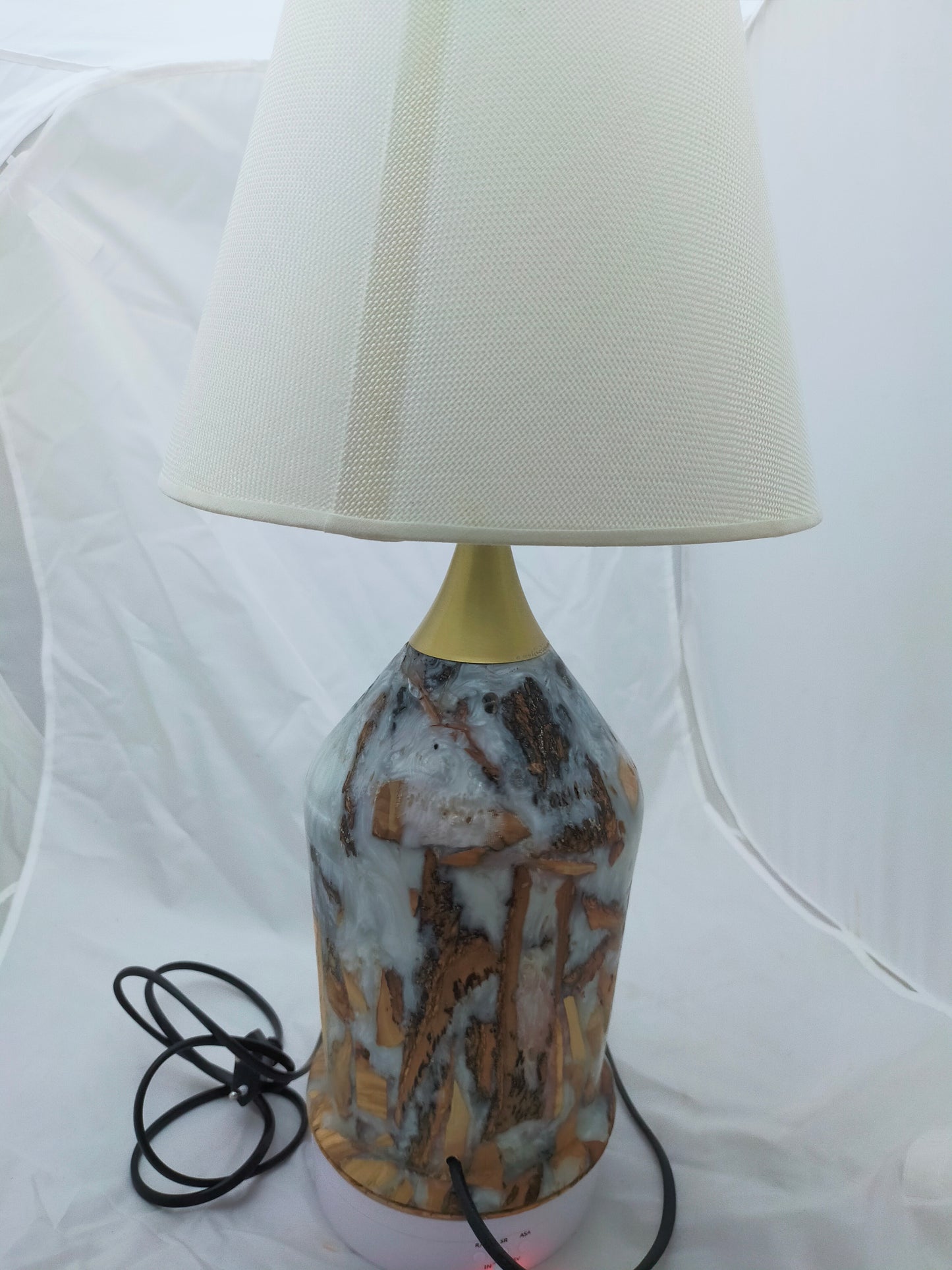 Handmade Lampshade Resin Wood Living