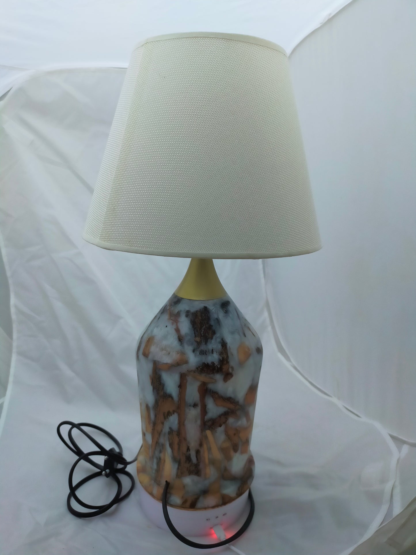 Handmade Lampshade Resin Wood Living