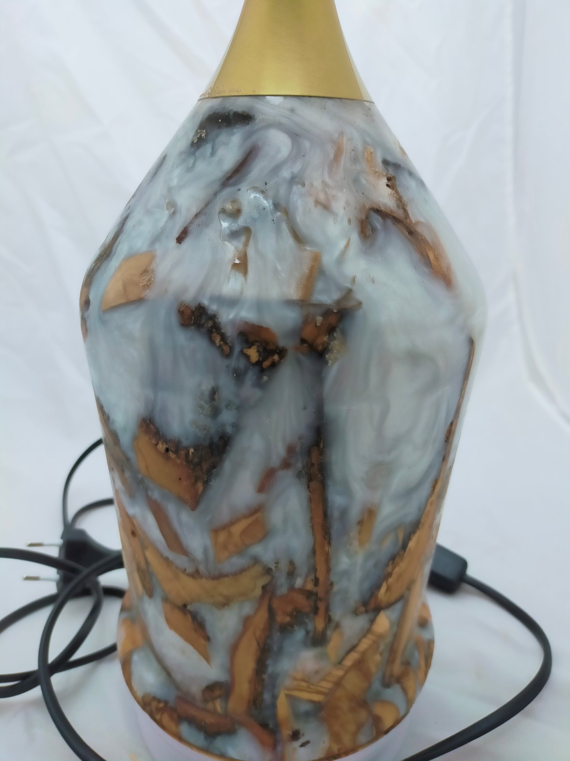 Handmade Lampshade Resin Wood Living