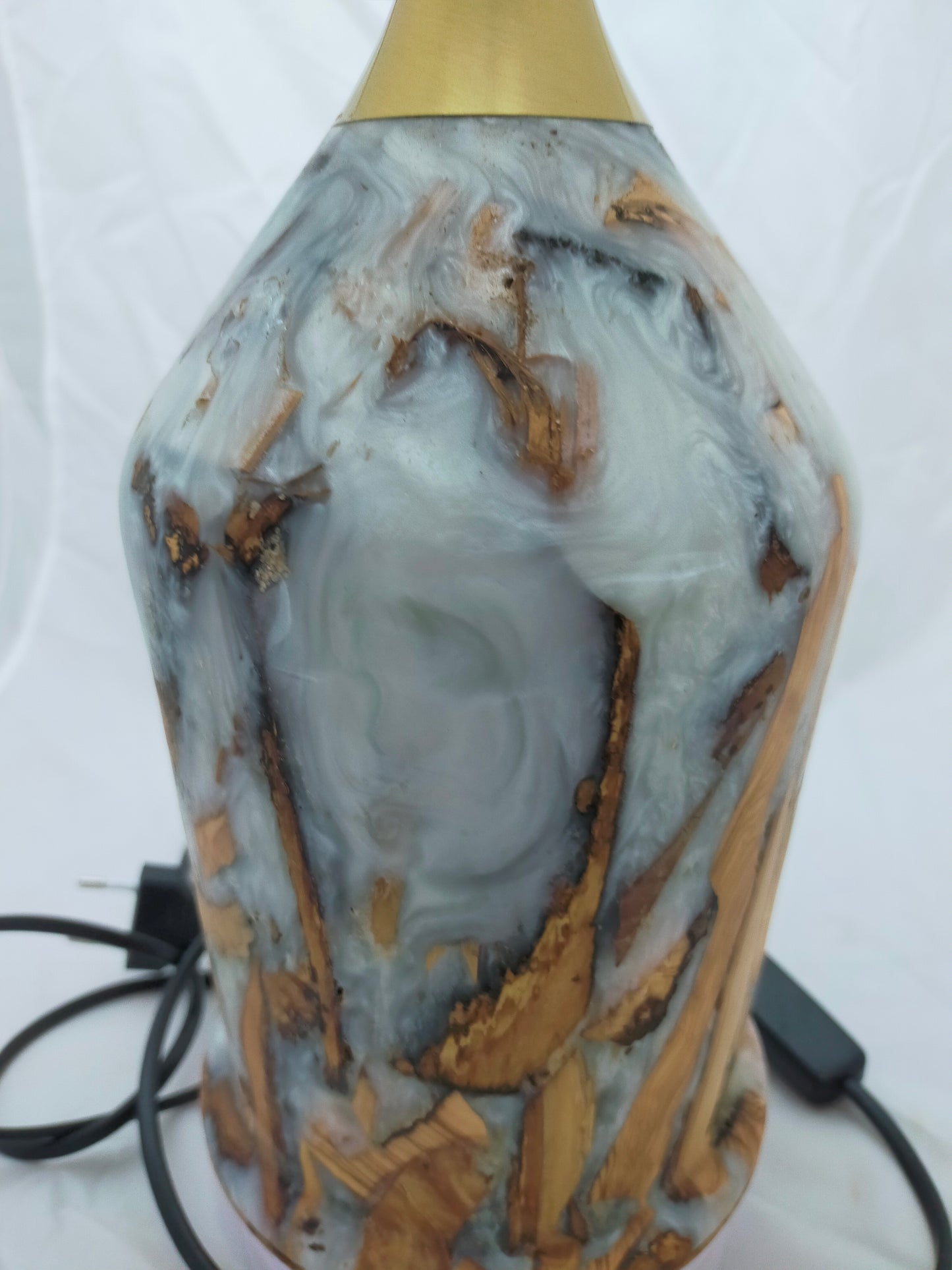 Handmade Lampshade Resin Wood Living