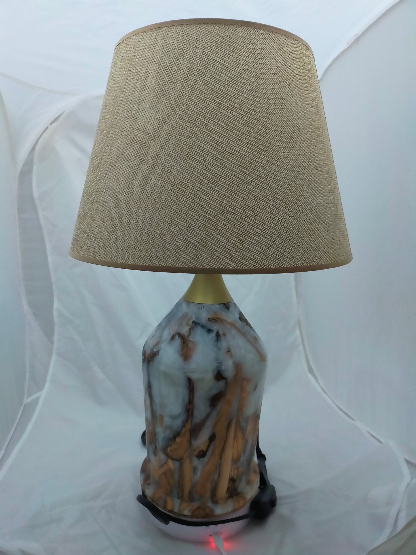 Handmade Lampshade Resin Wood Living