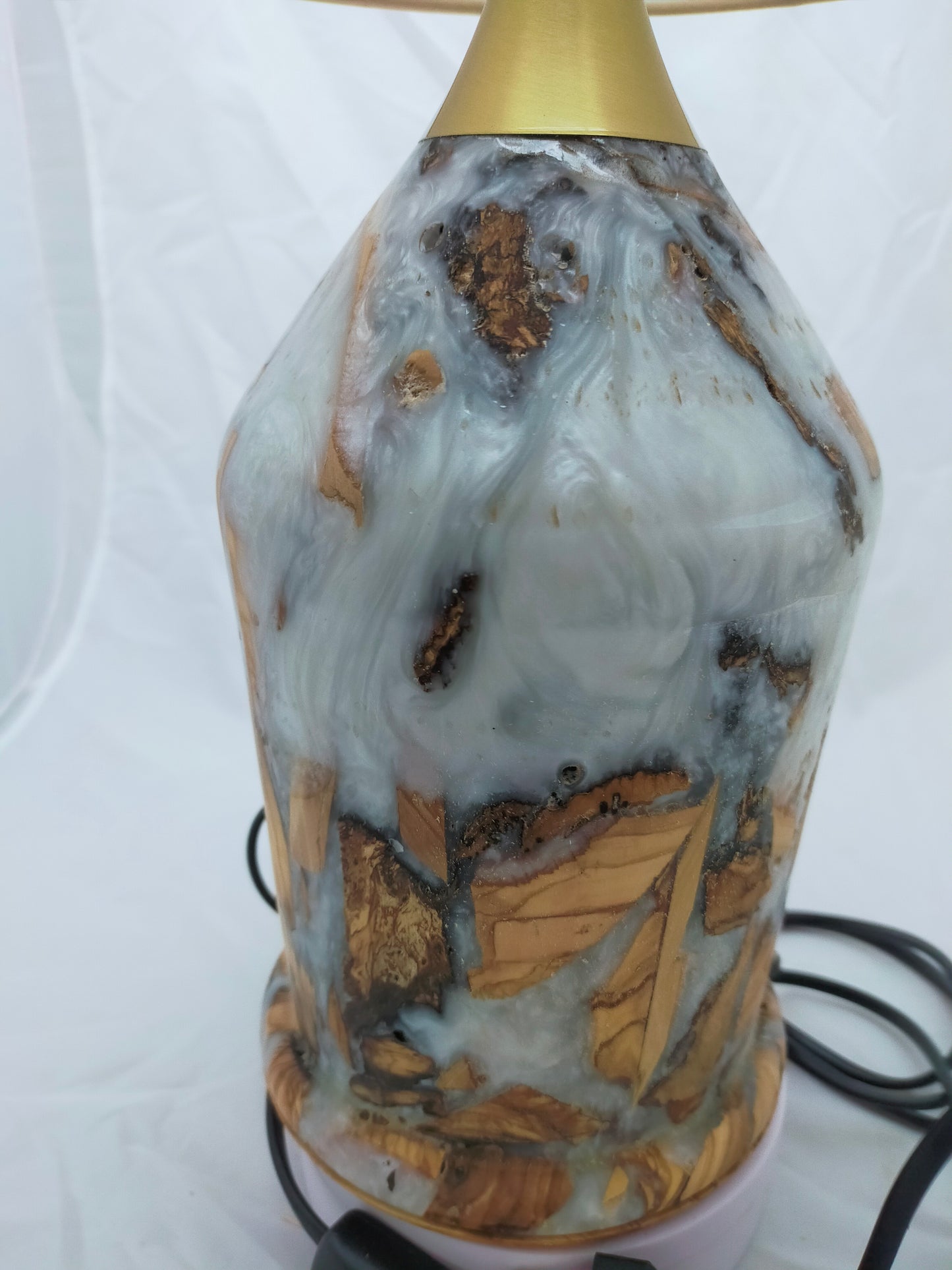 Handmade Lampshade Resin Wood Living